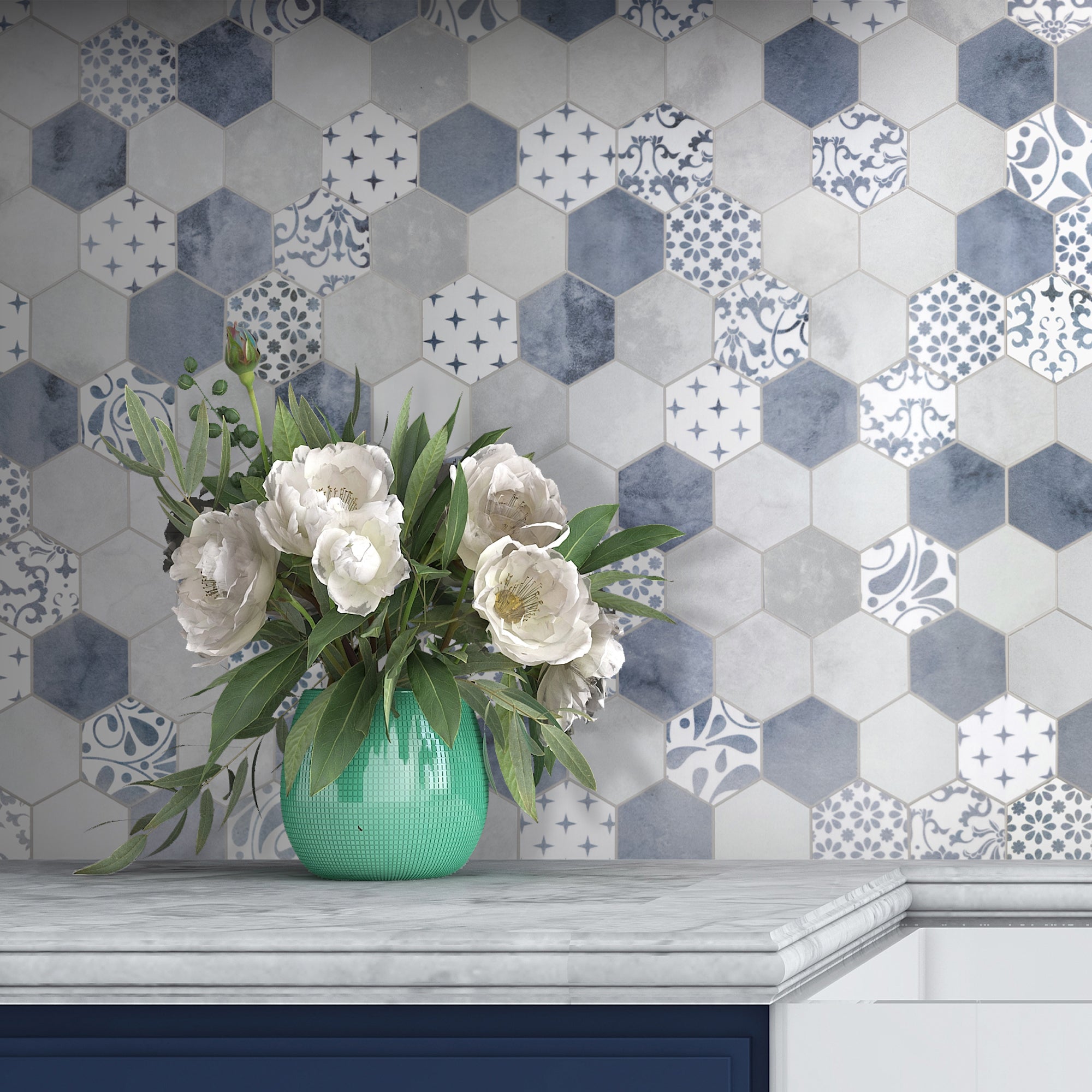 Hexagonal tiles, a design trend with infinite possibilities