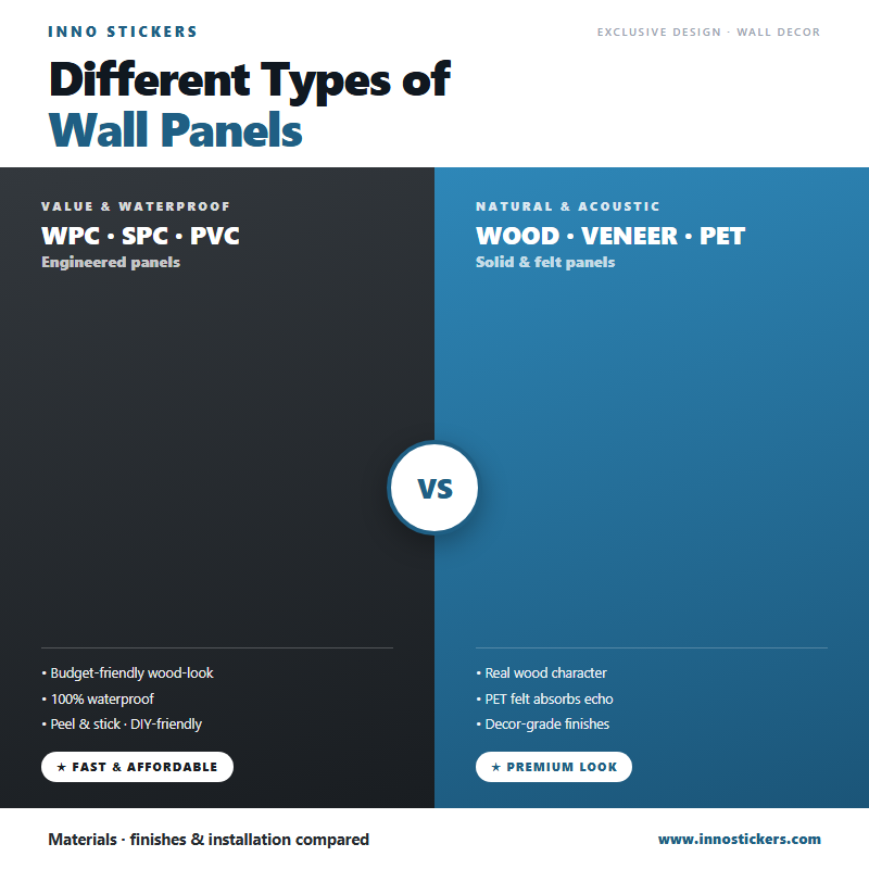 Different Types of Wall Panels: Materials, Finishes & Installation Methods (2026 Complete Guide)