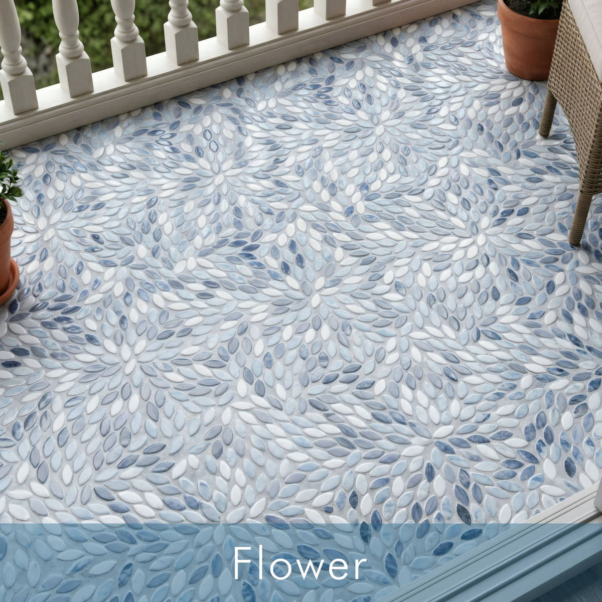Flower Mosaic Tile