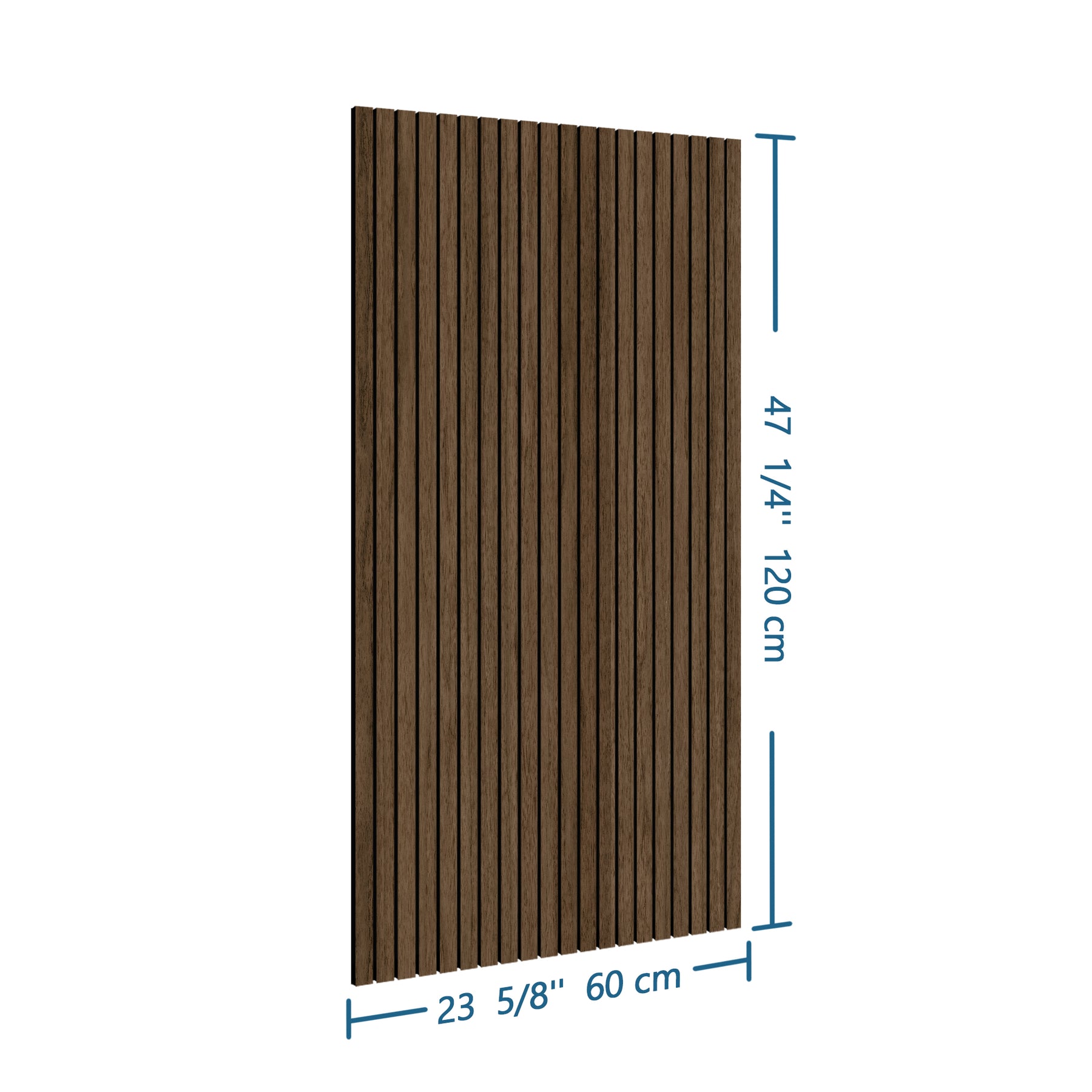 Walnut Wood Slat Acoustic Panels Decorative Wall Paneling