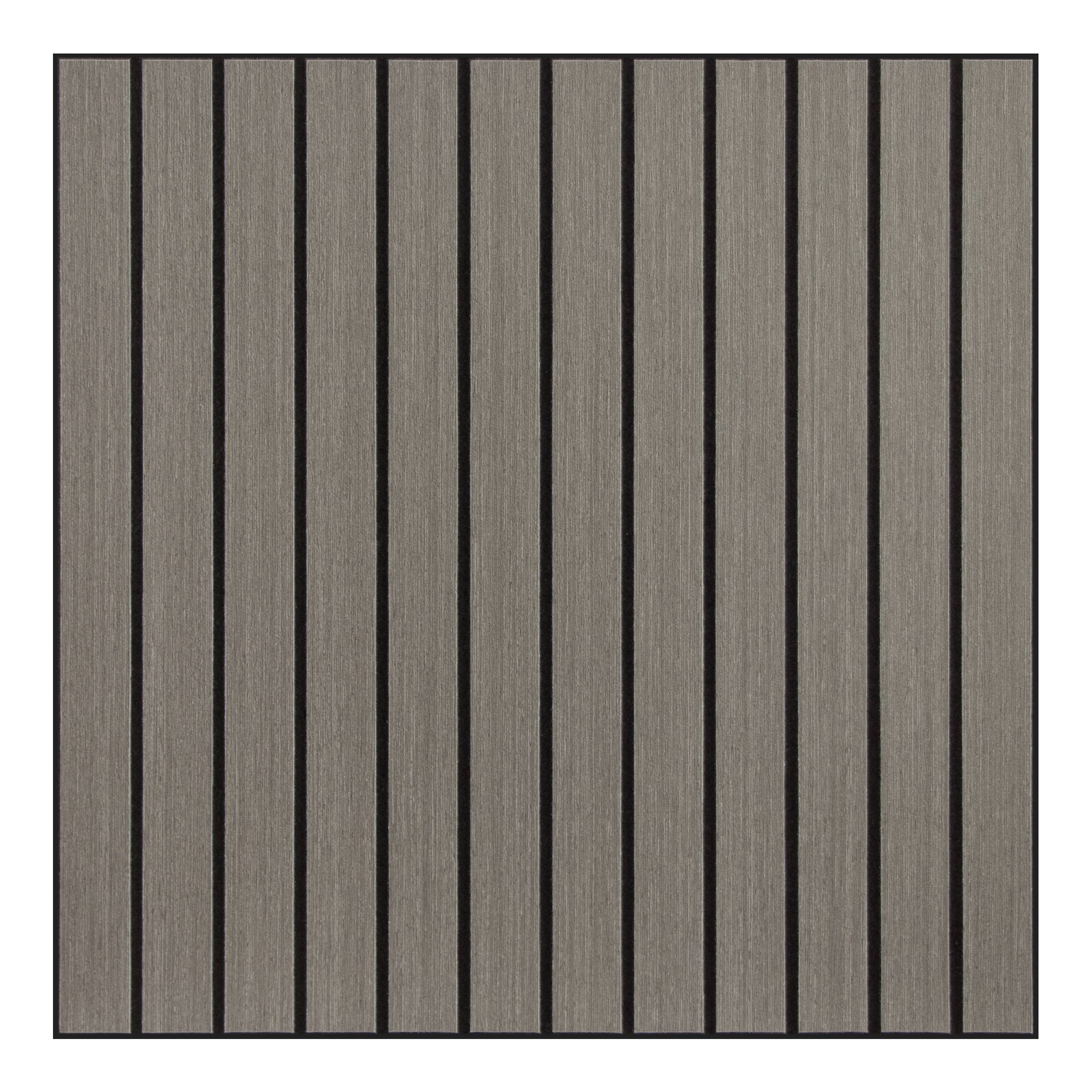 Gray PET Peel and Stick Acoustic Wall Paneling