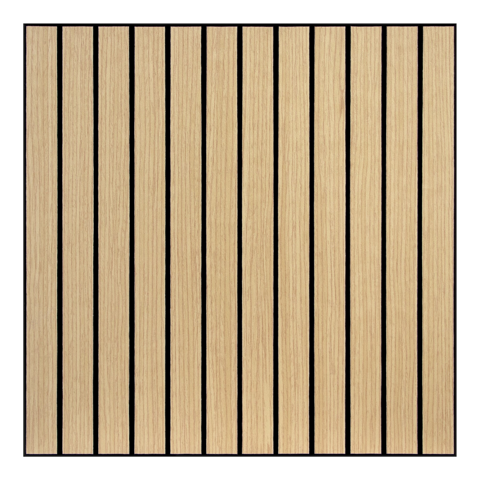 Natural Oak PET Peel and Stick Acoustic Wall Paneling