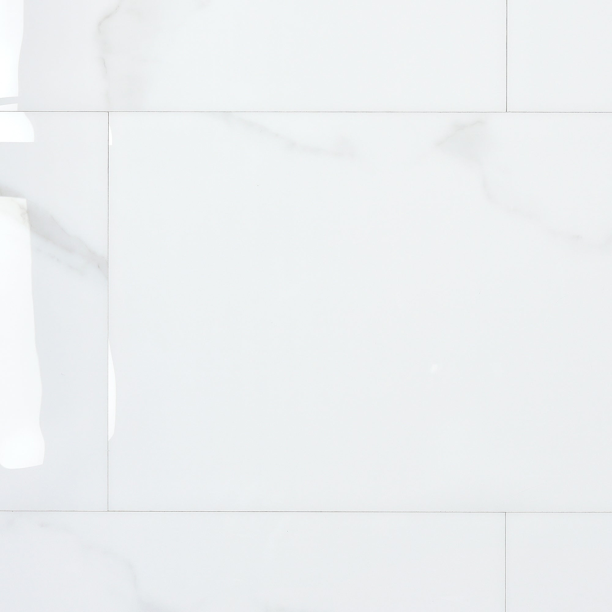 12x24" Subway Carrara White Peel and Stick Backsplash Tile