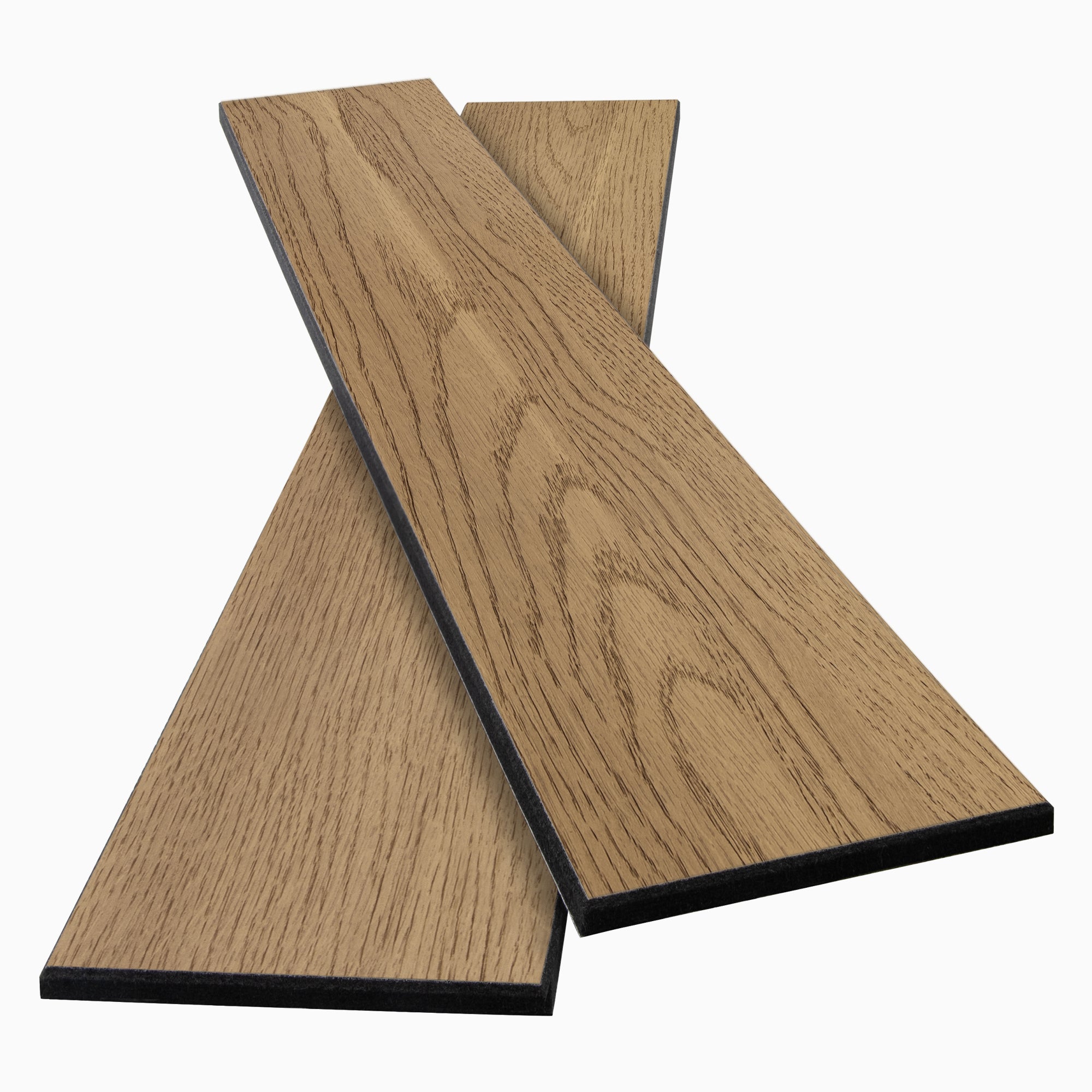 Natural Oak Peel and Stick Acoustic Wall Plank
