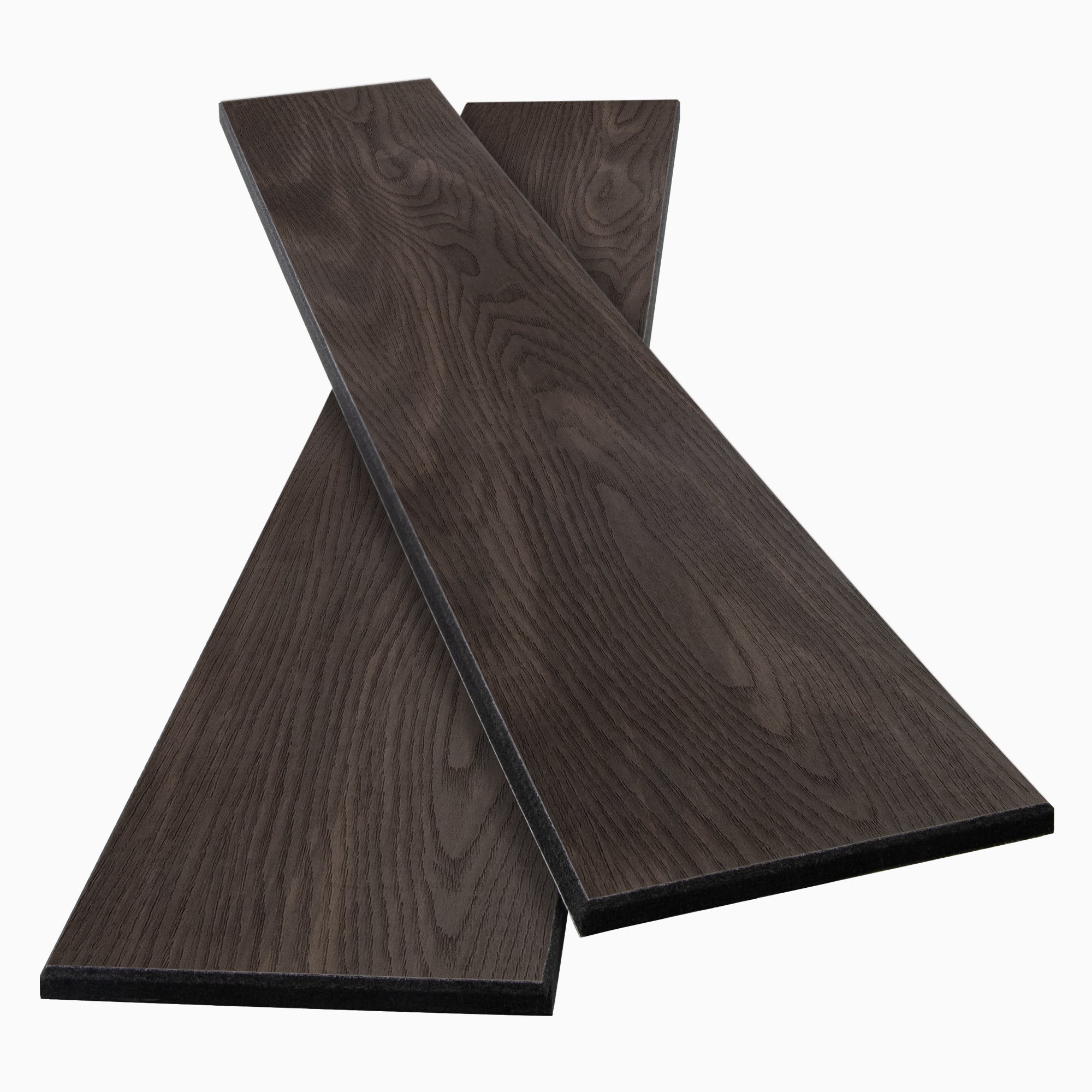 Smoke Oak Peel and Stick Acoustic Wall Plank