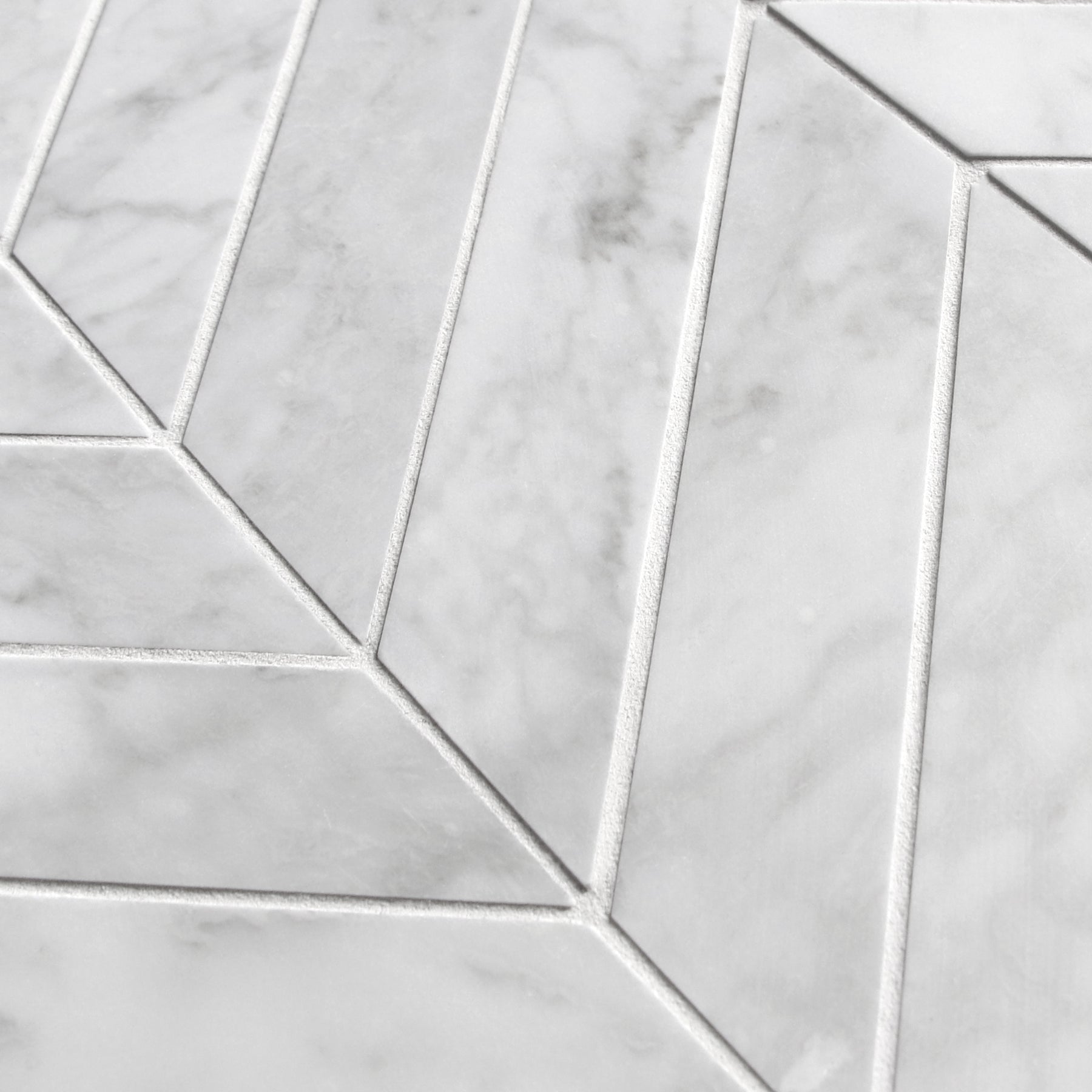 Carrara White Chevron Marble Floor And Wall Mosaic Tile