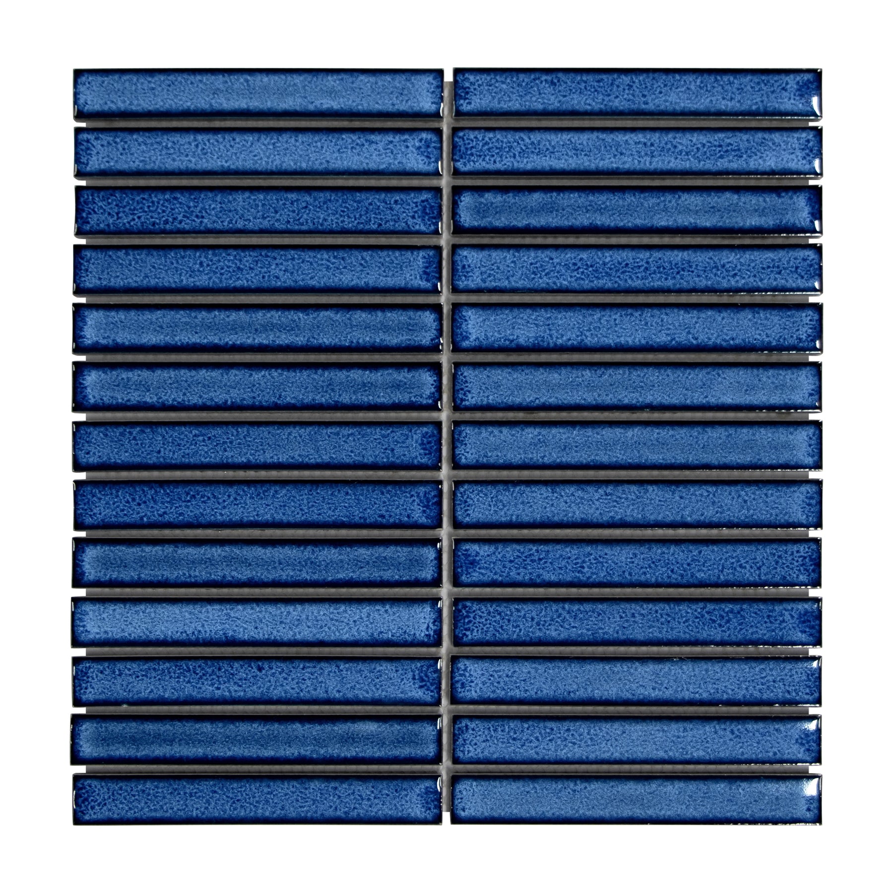 Kit Kat Blue Porcelain Floor and Wall Mosaic Tile