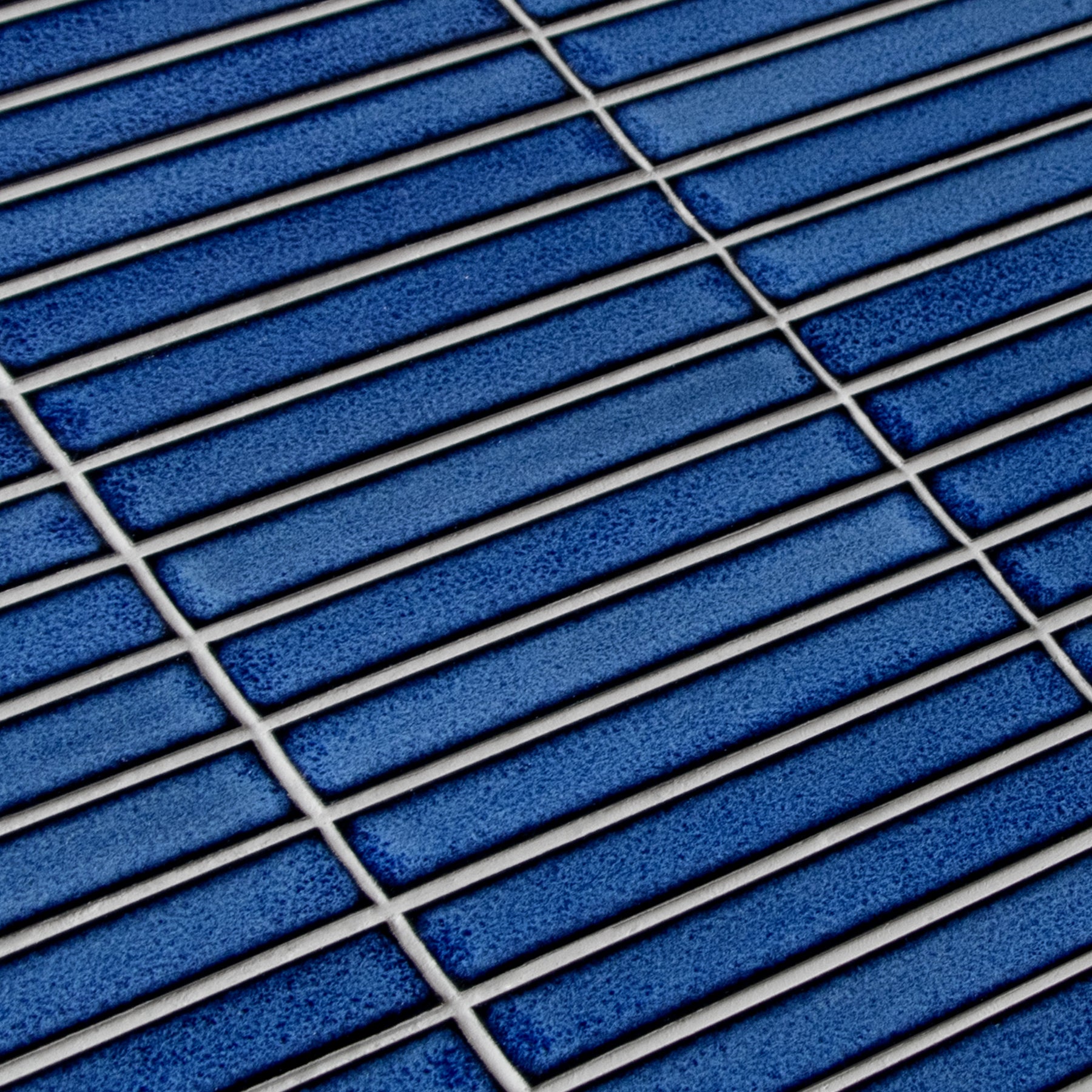 Kit Kat Blue Porcelain Floor and Wall Mosaic Tile