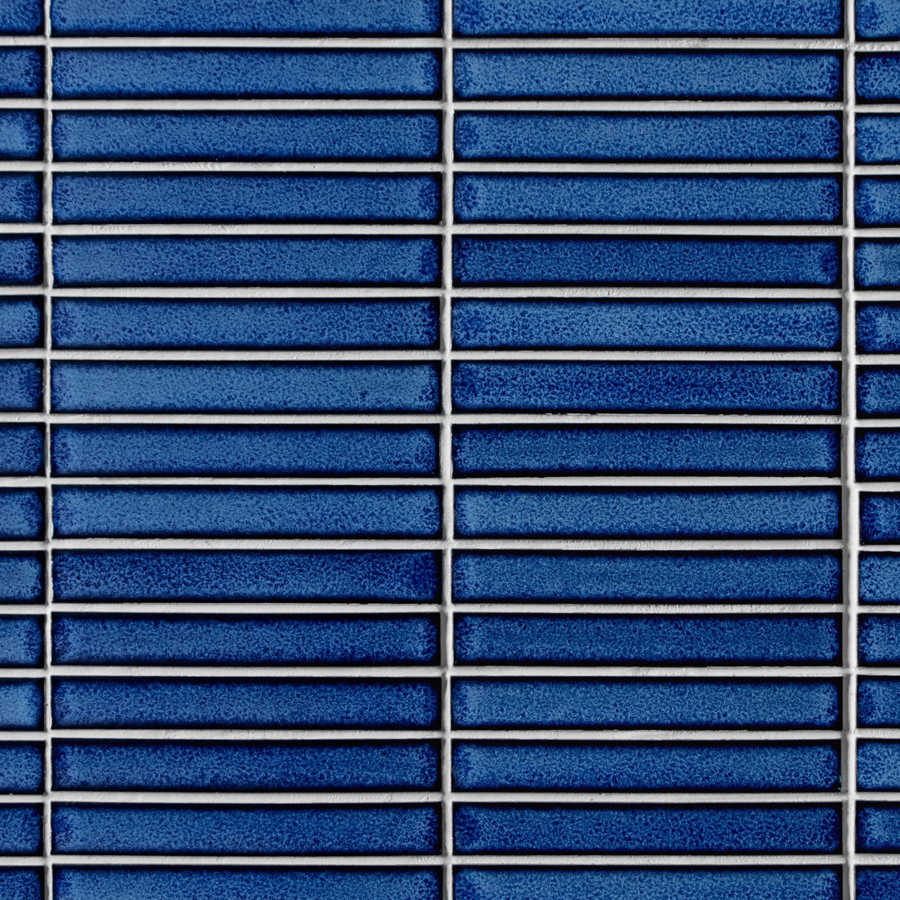 Kit Kat Blue Porcelain Floor and Wall Mosaic Tile