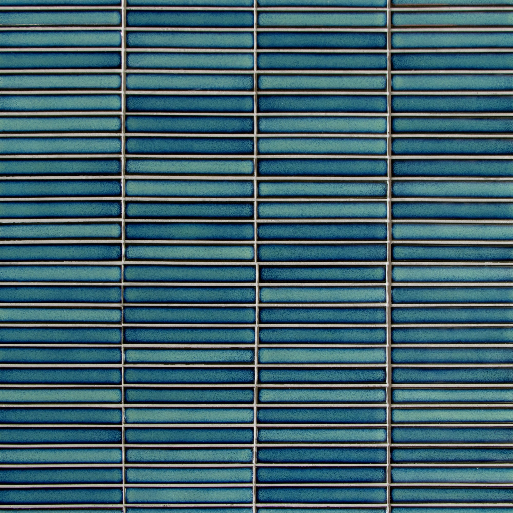 Kit Kat Blue Mixed Porcelain Floor and Wall Mosaic Tile