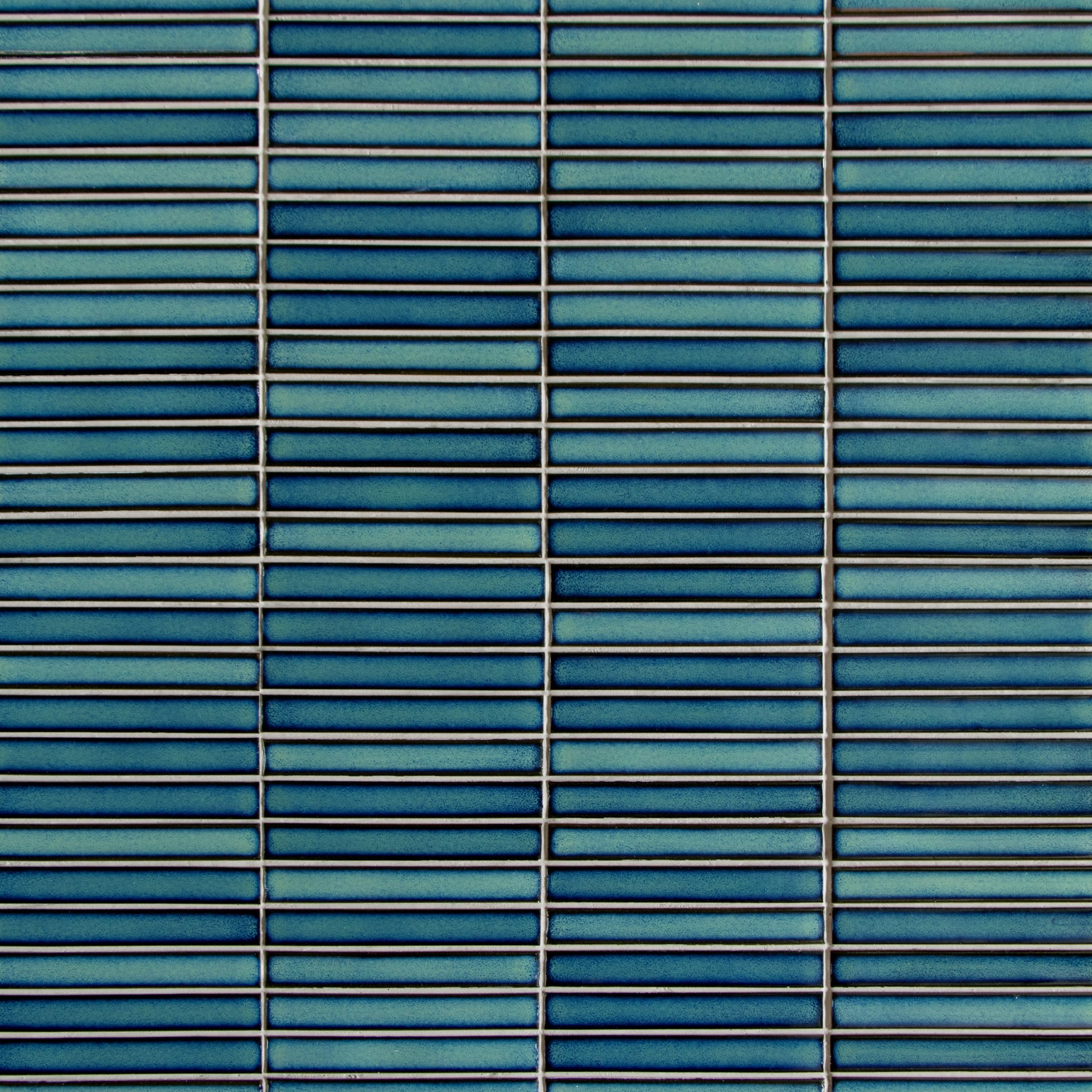 Kit Kat Blue Mixed Porcelain Floor and Wall Mosaic Tile