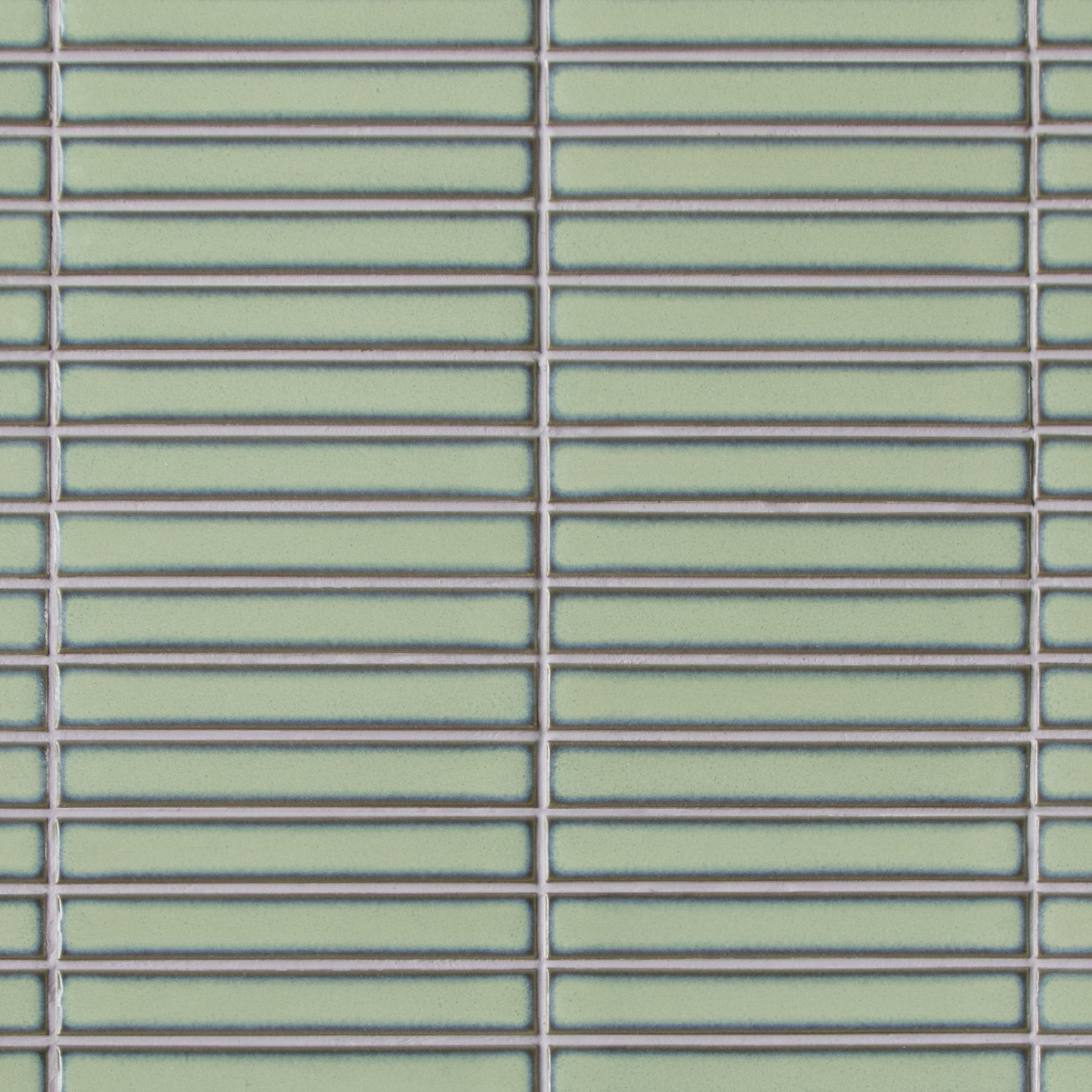 Kit Kat Green Porcelain Floor and Wall Mosaic Tile