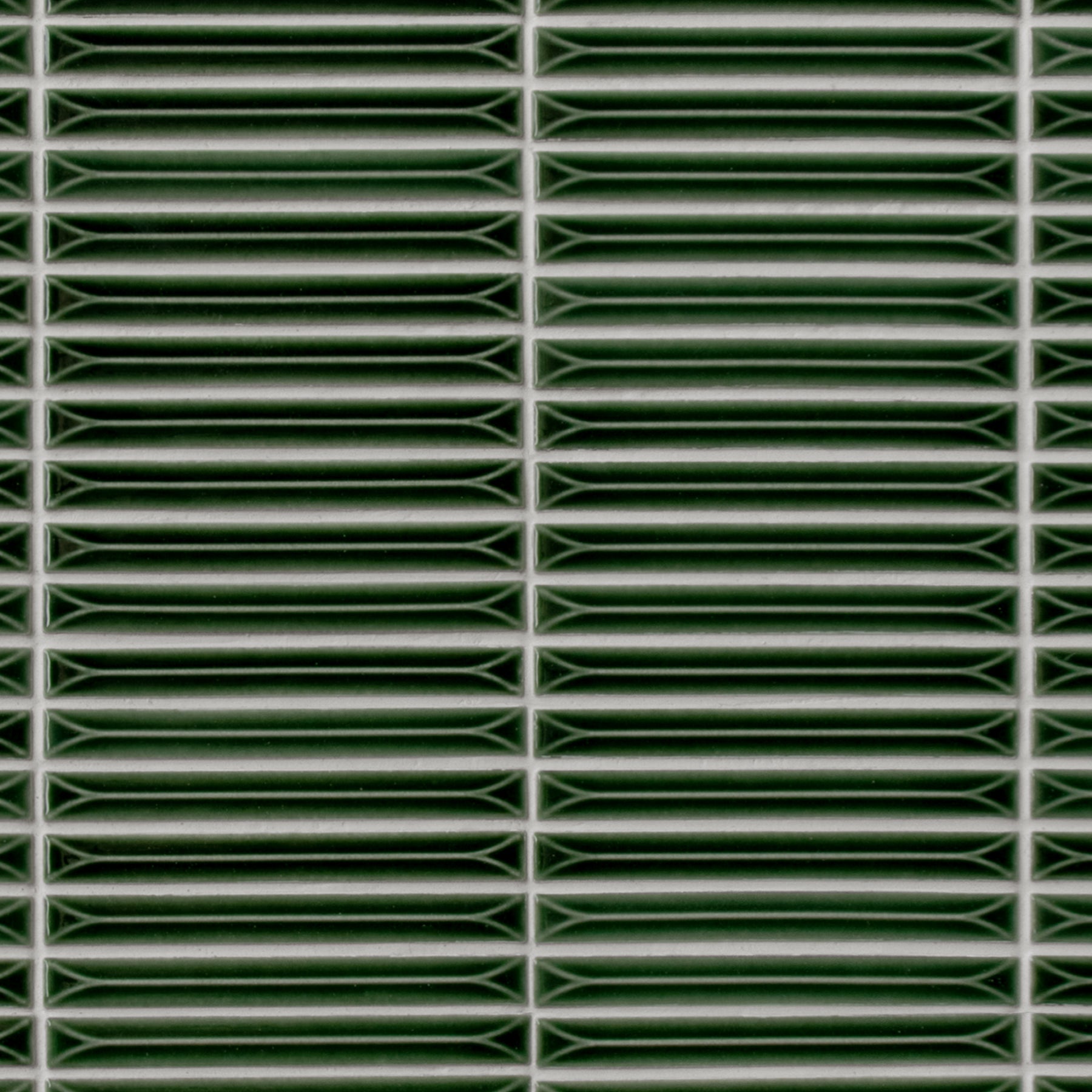 Kit Kat Green Porcelain Floor and Wall Mosaic Tile