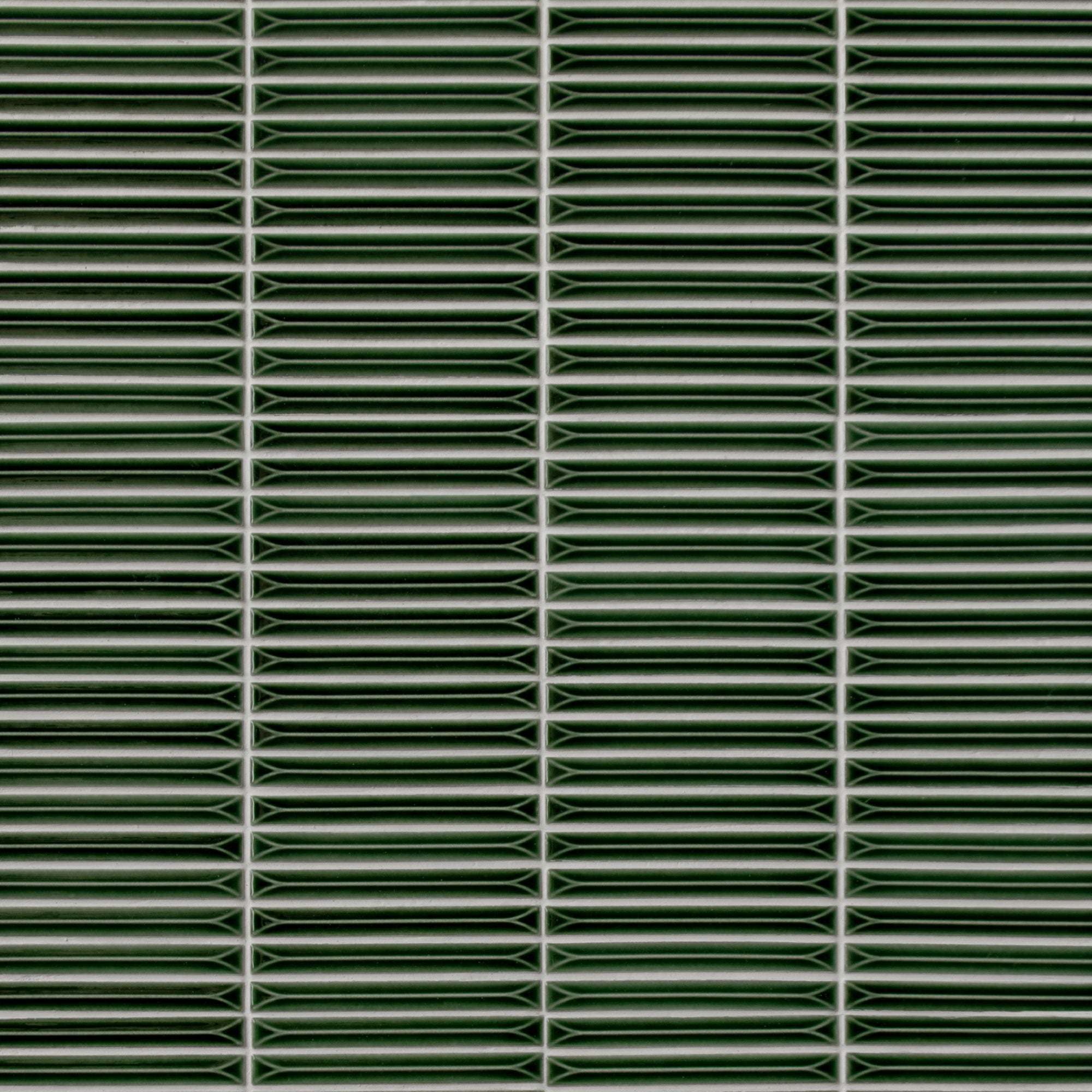 Kit Kat Green Porcelain Wall Mosaic Tile