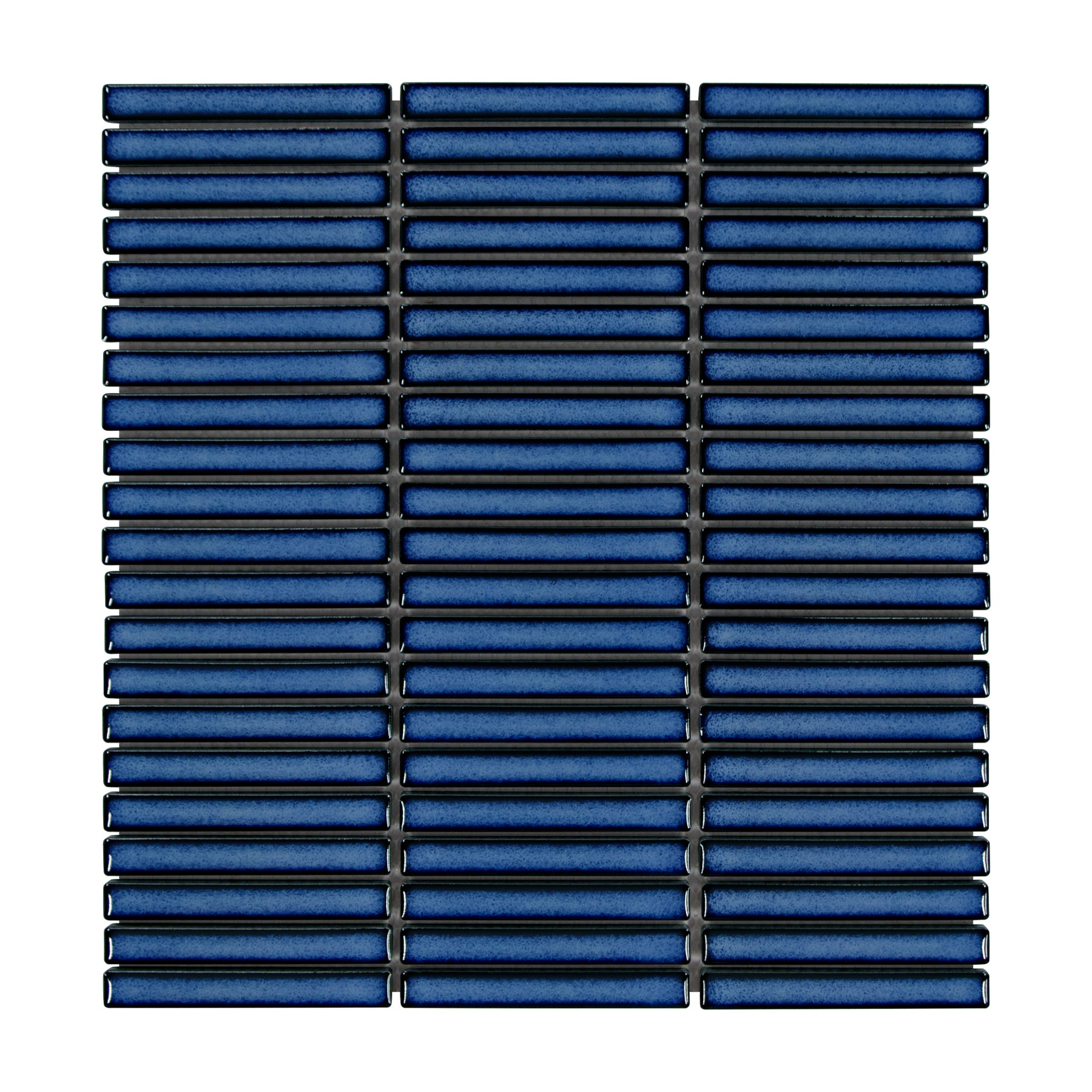 Kit Kat Blue Porcelain Floor and Wall Mosaic Tile