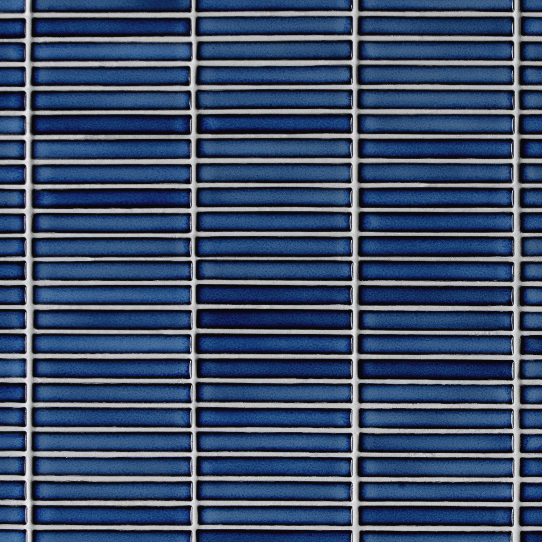 Kit Kat Blue Porcelain Floor and Wall Mosaic Tile