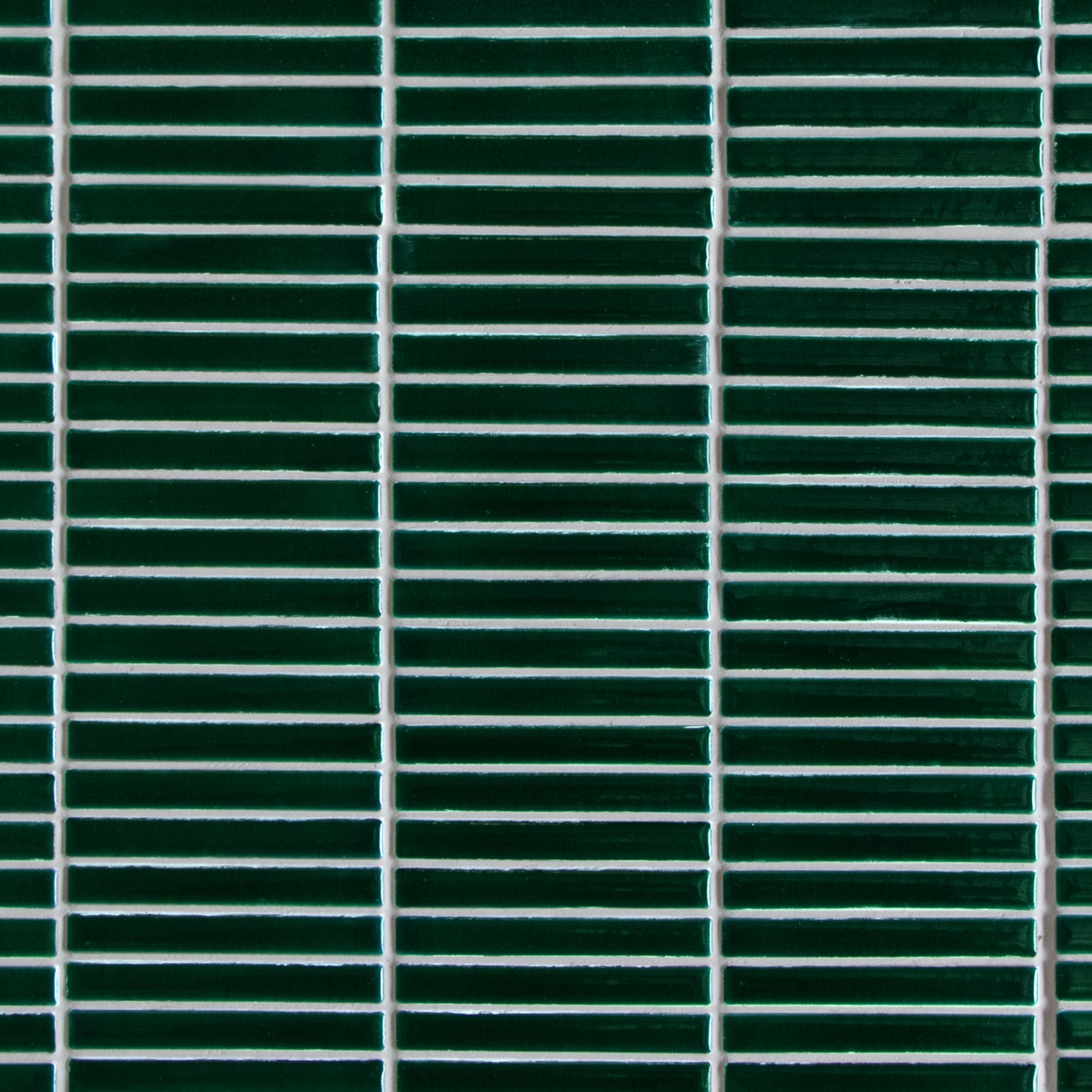 Kit Kat Green Porcelain Floor and Wall Mosaic Tile