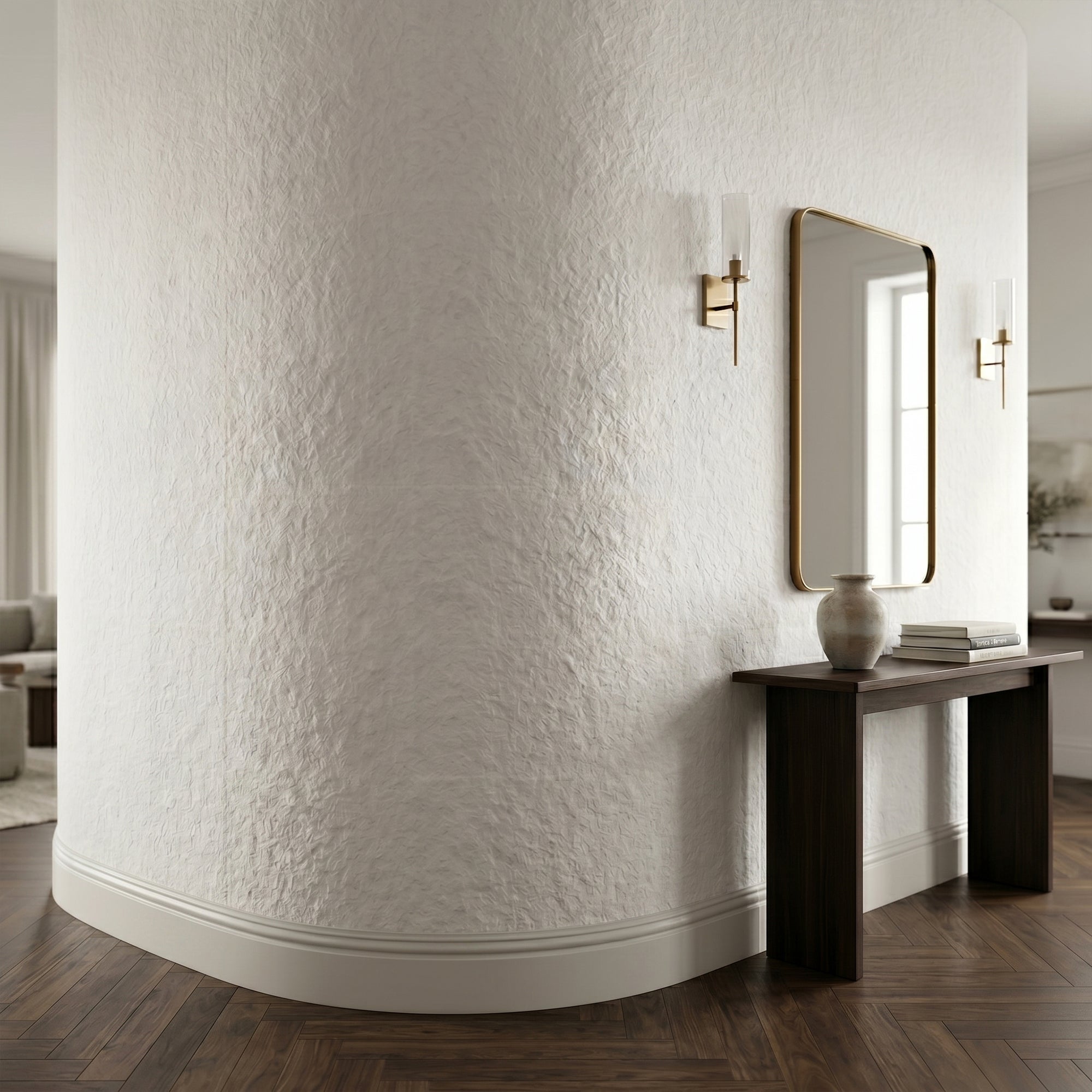 White Quartz Flexible Stone Wall Covering