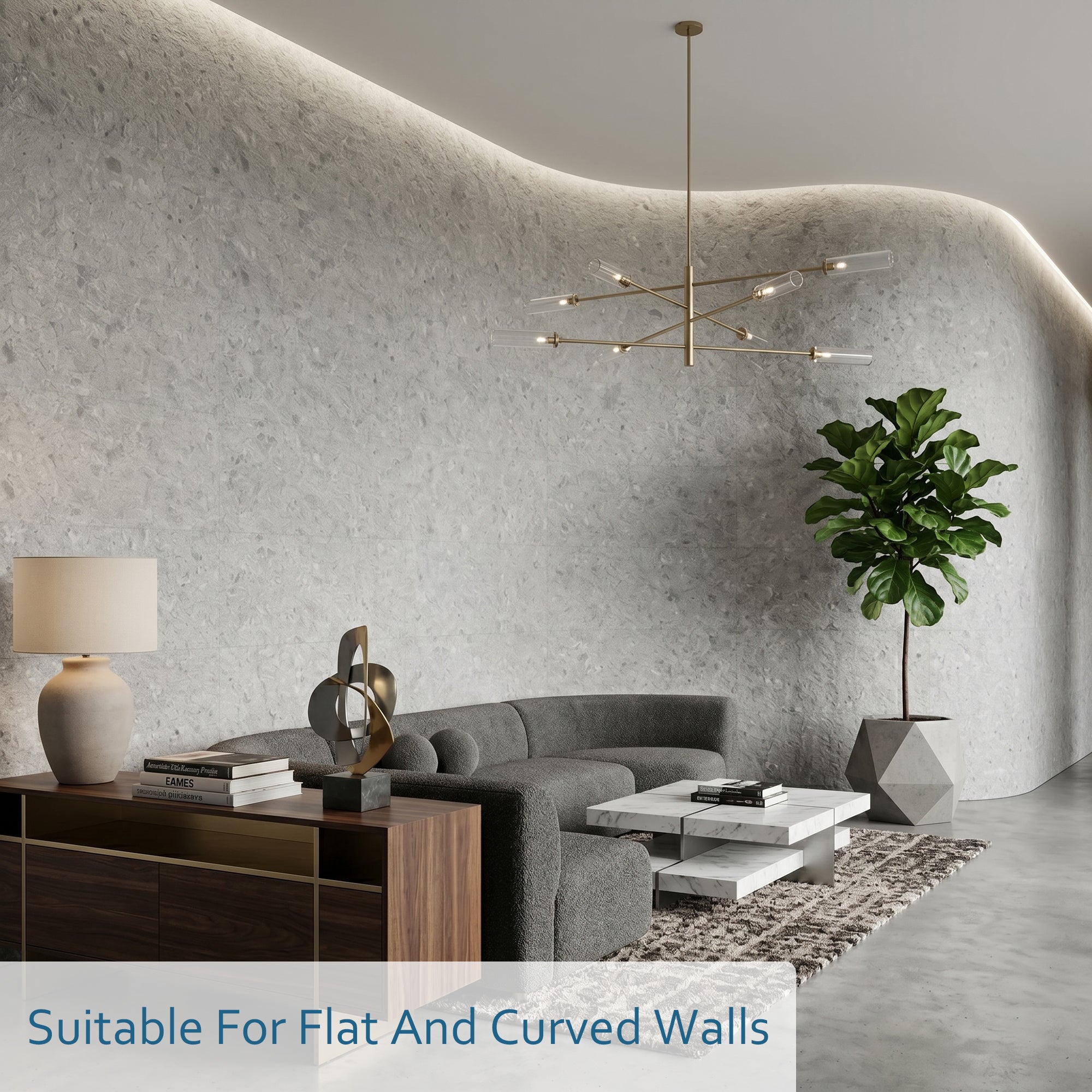 Terrazzo Flexible Stone Wall Covering