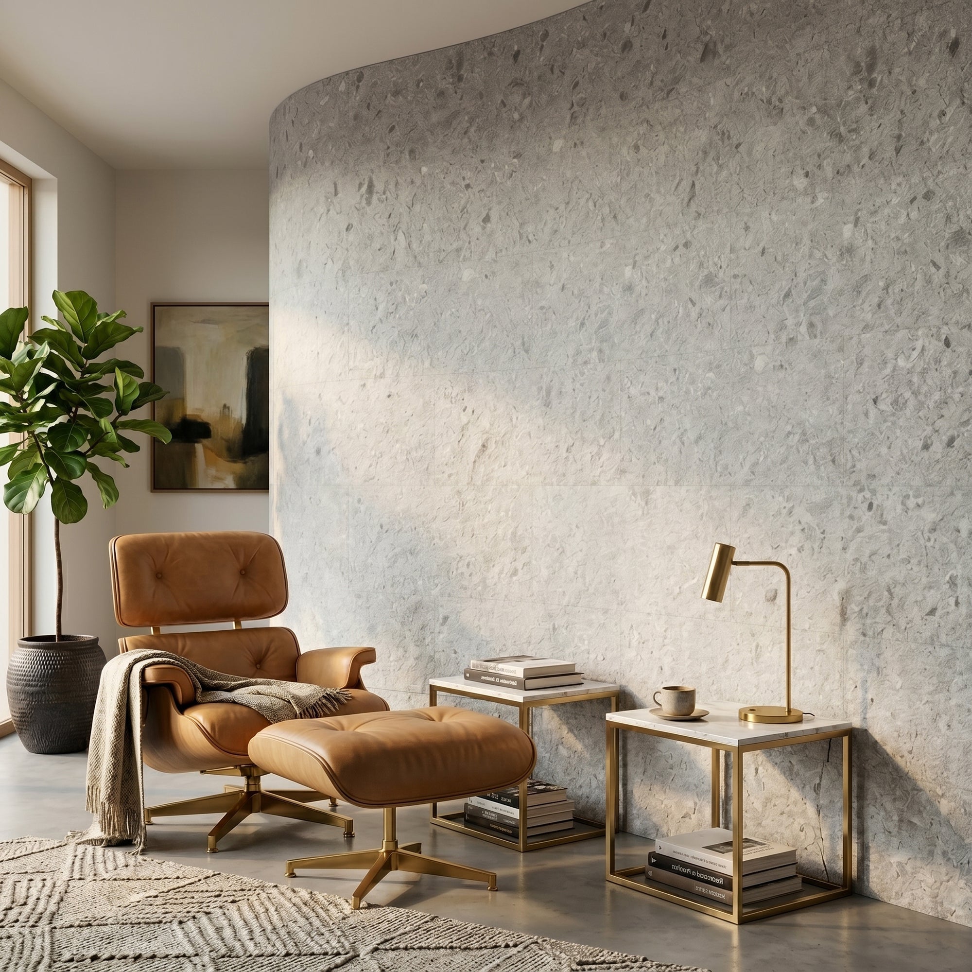 Terrazzo Flexible Stone Wall Covering