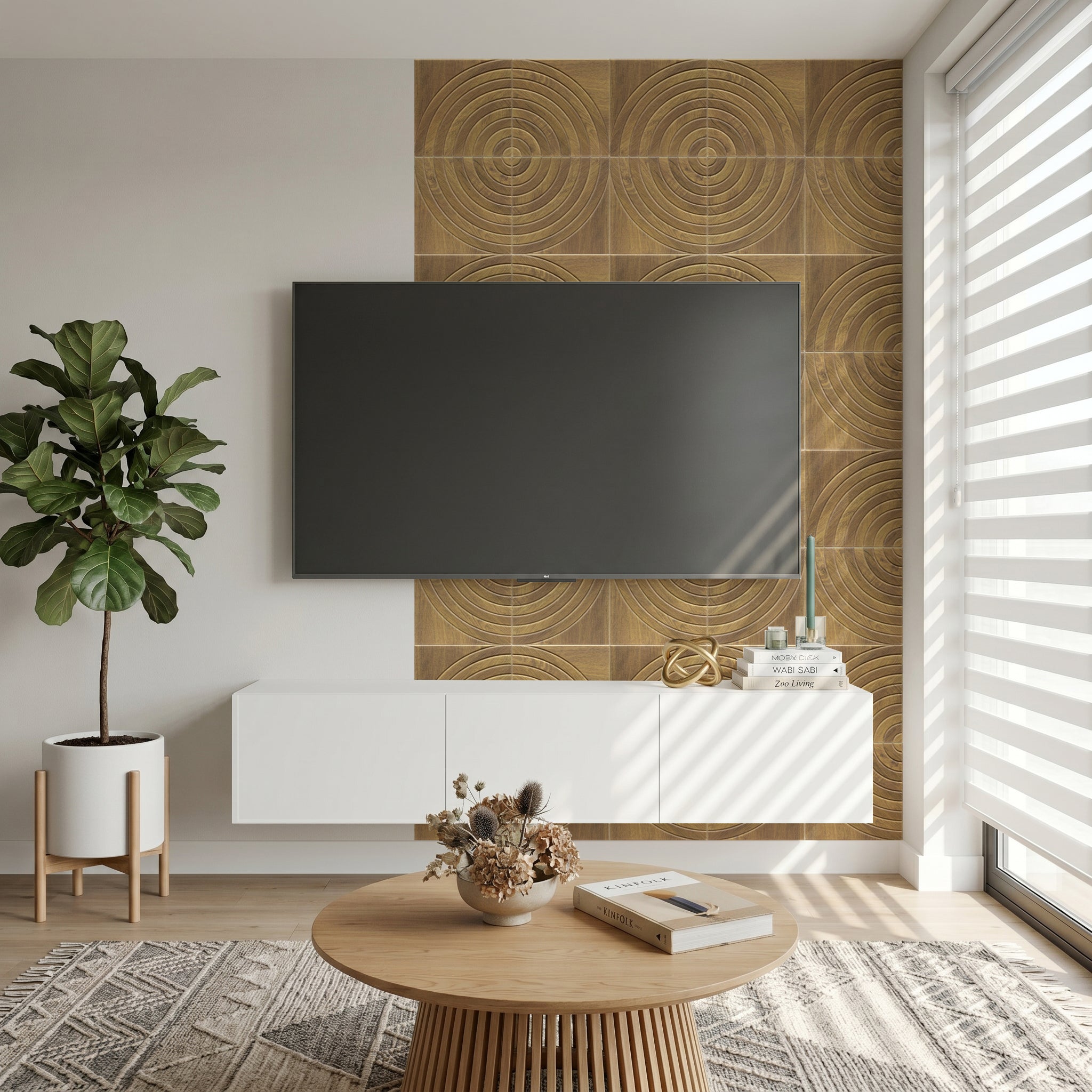 Target Natural Oak PET Acoustic Felt Tile