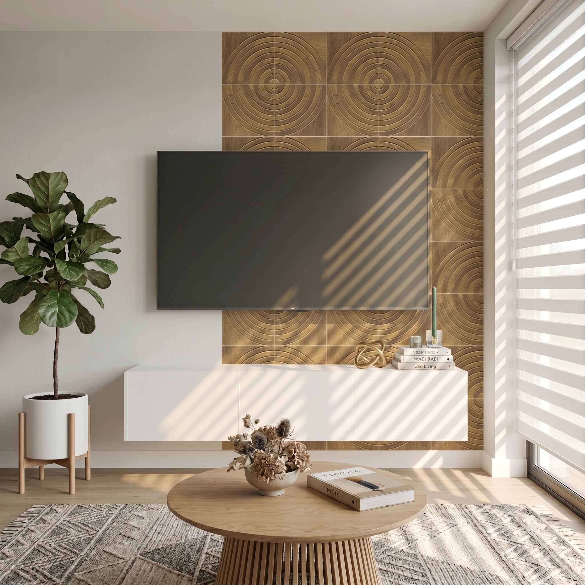 Target Natural Oak PET Acoustic Felt Tile