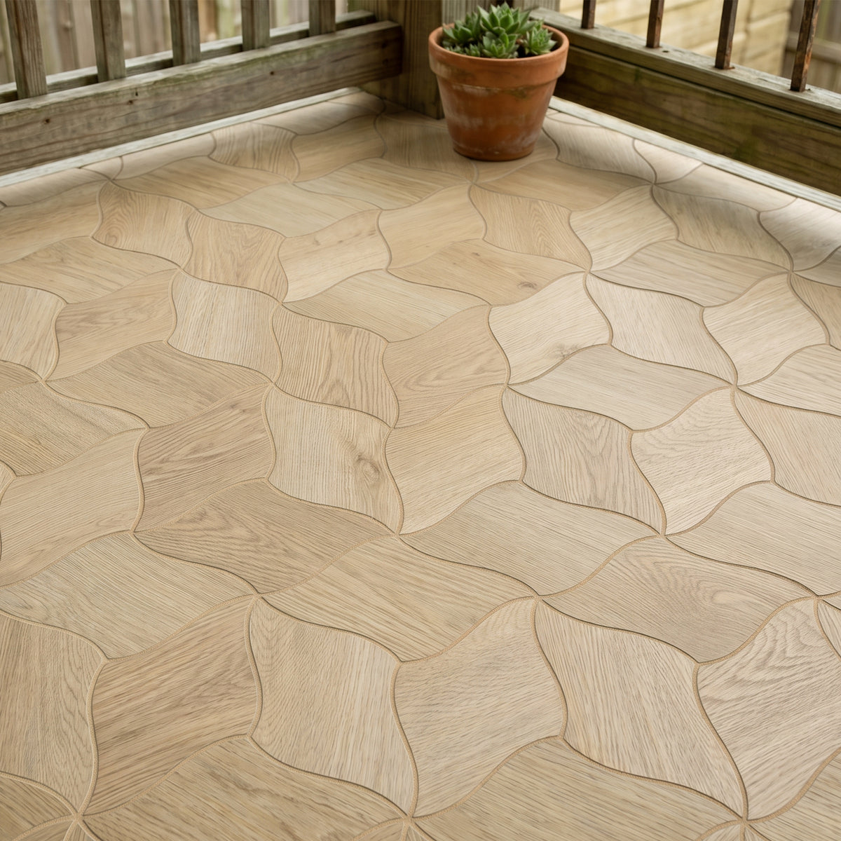 Lotus Peel and Stick Floor Tile