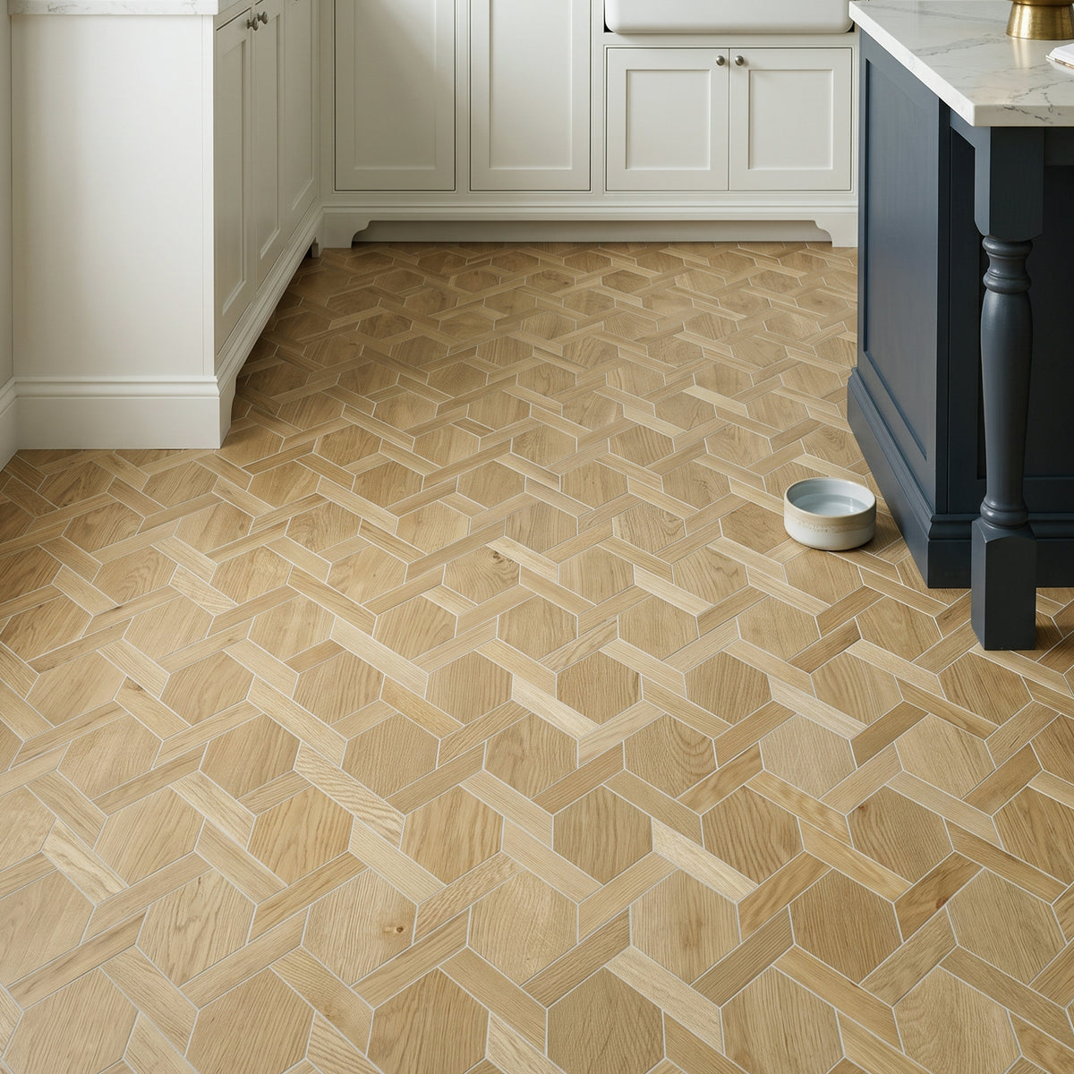 Mansion Wave Peel and Stick Floor Tile