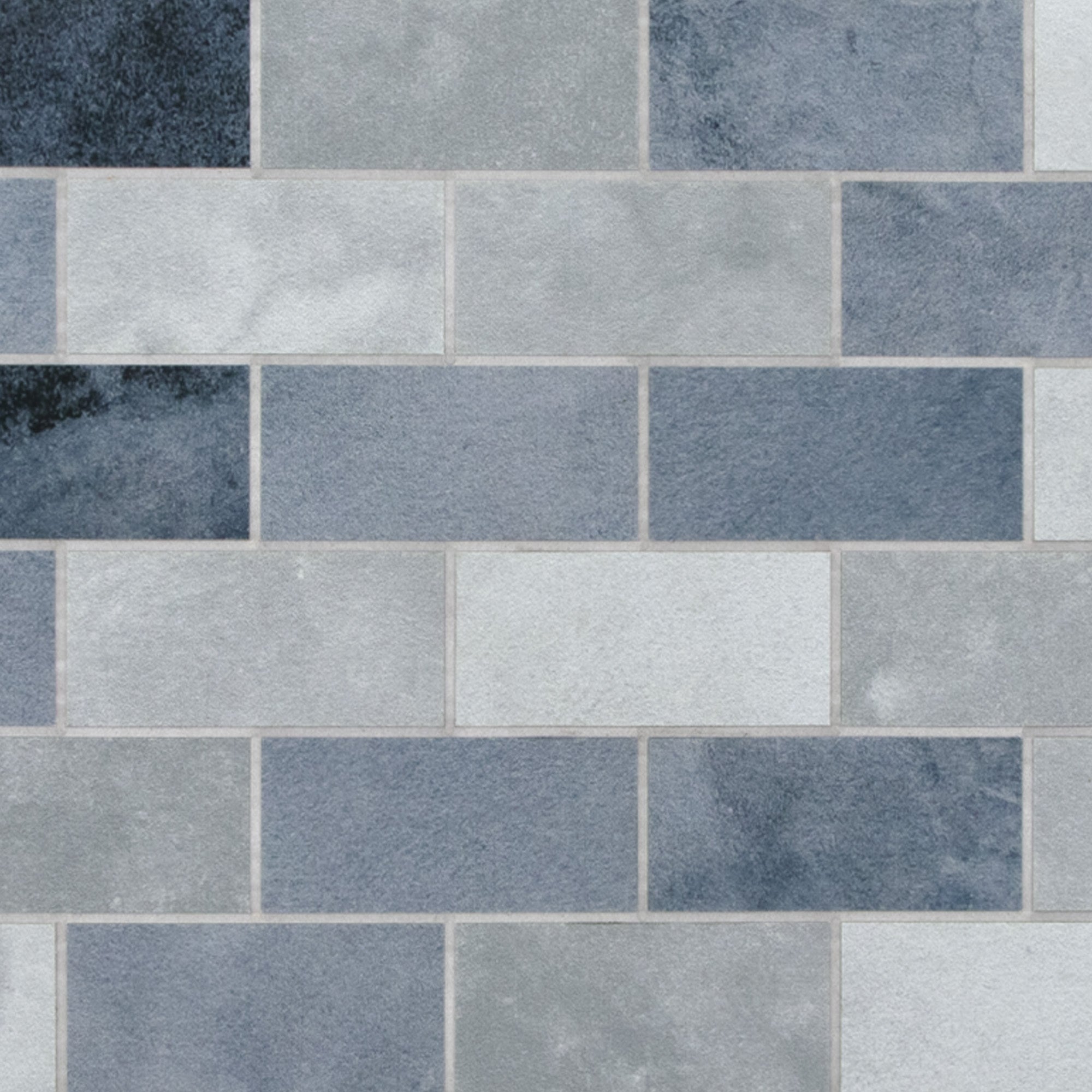 Brick Blue Cement Peel and Stick Backsplash Tile