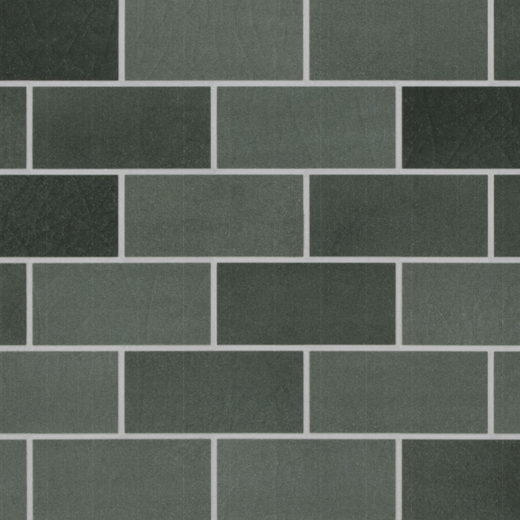 Brick Green Mixed Peel and Stick Backsplash Tile