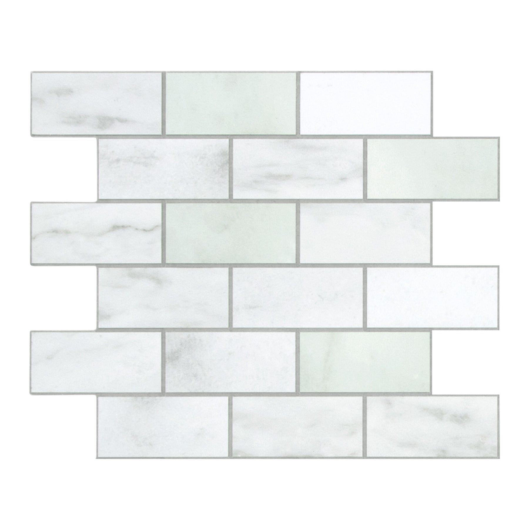 Subway Emerald Green Peel and Stick Backsplash Tile