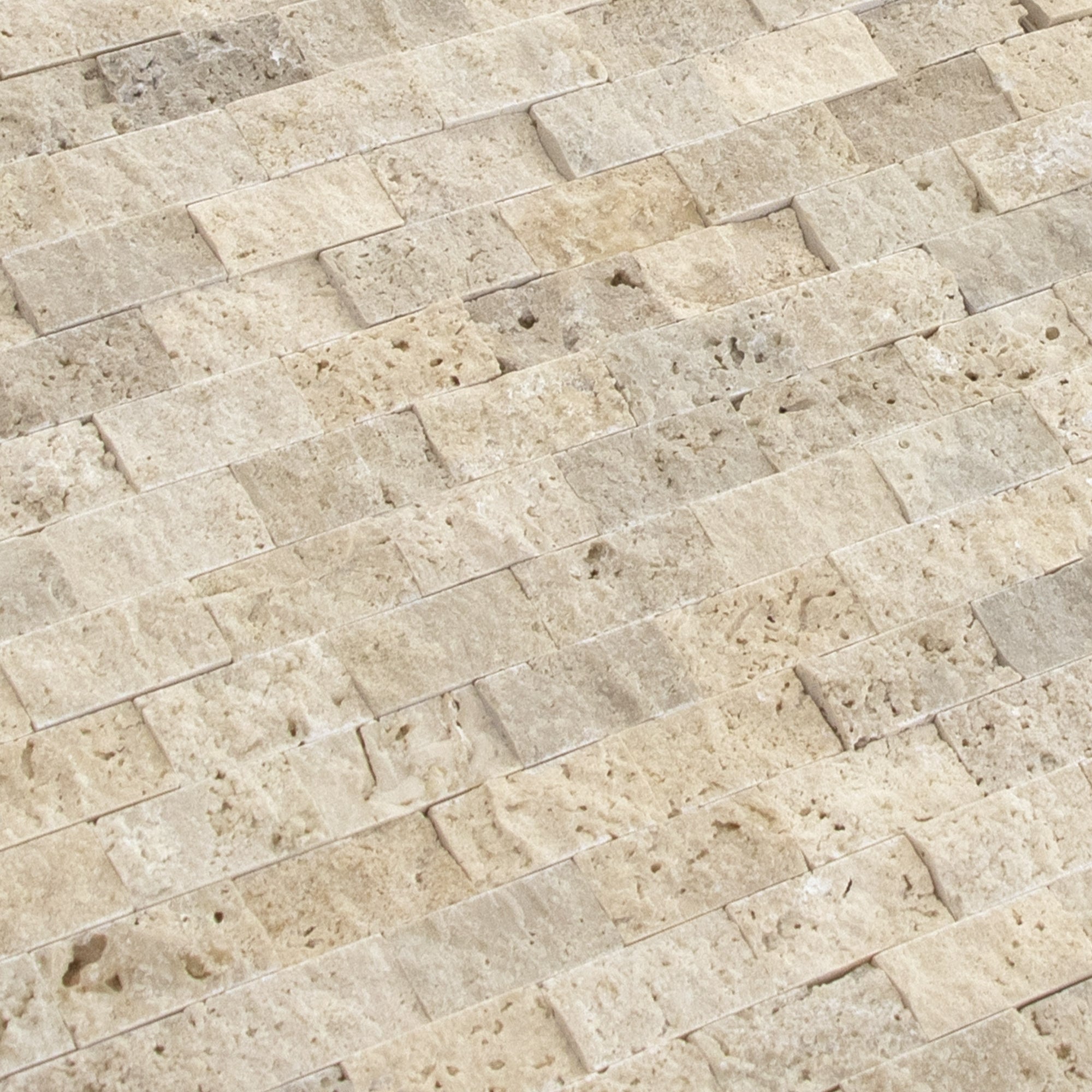 3D Beige Natural Marble Peel and Stick Backsplash Tile