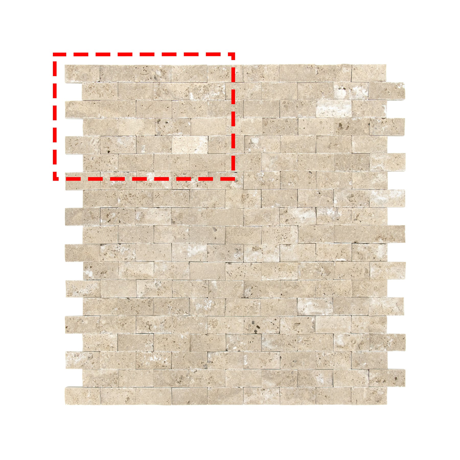 3D Beige Natural Marble Peel and Stick Backsplash Tile