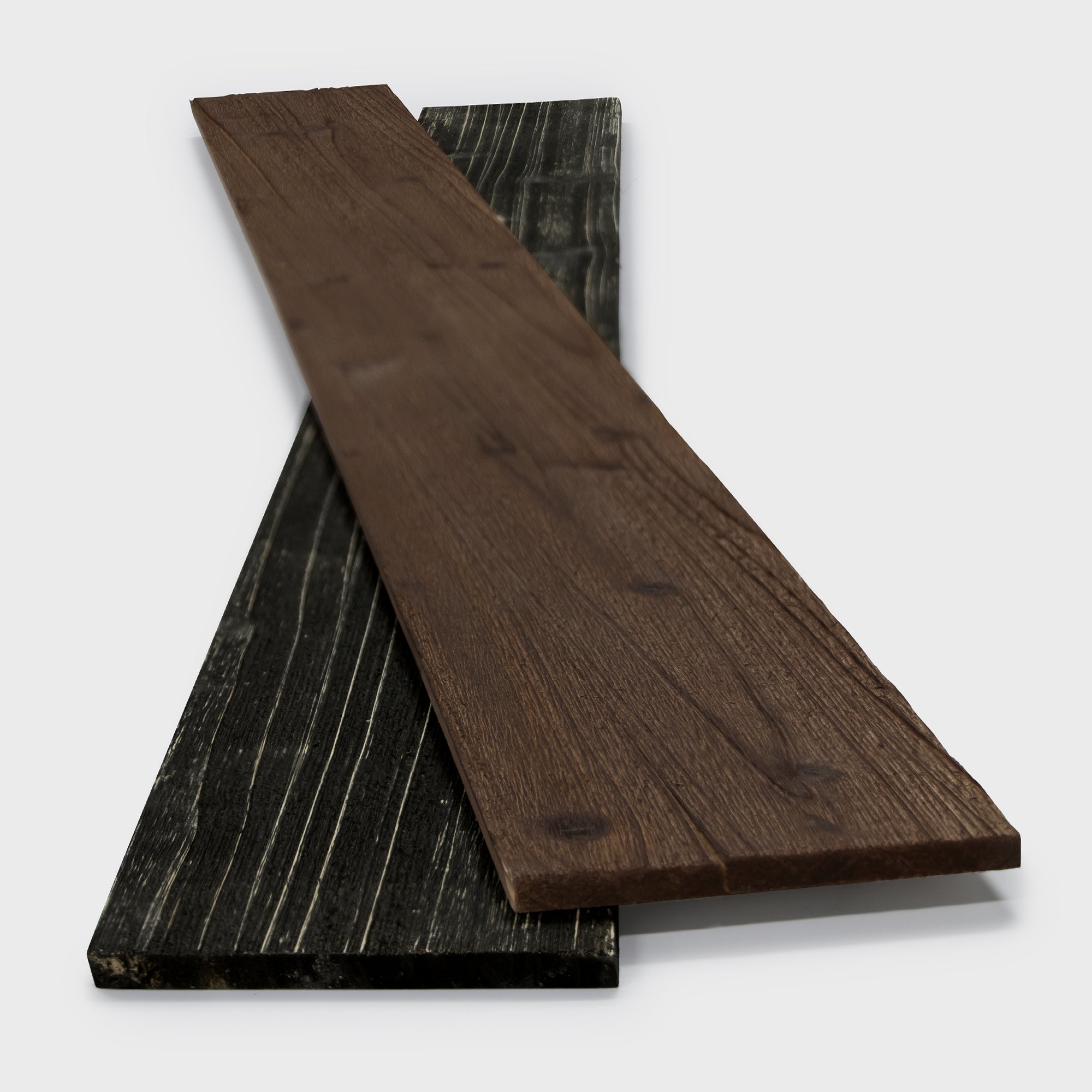 Mixed Dark Solid Barn Wood Wall Plank