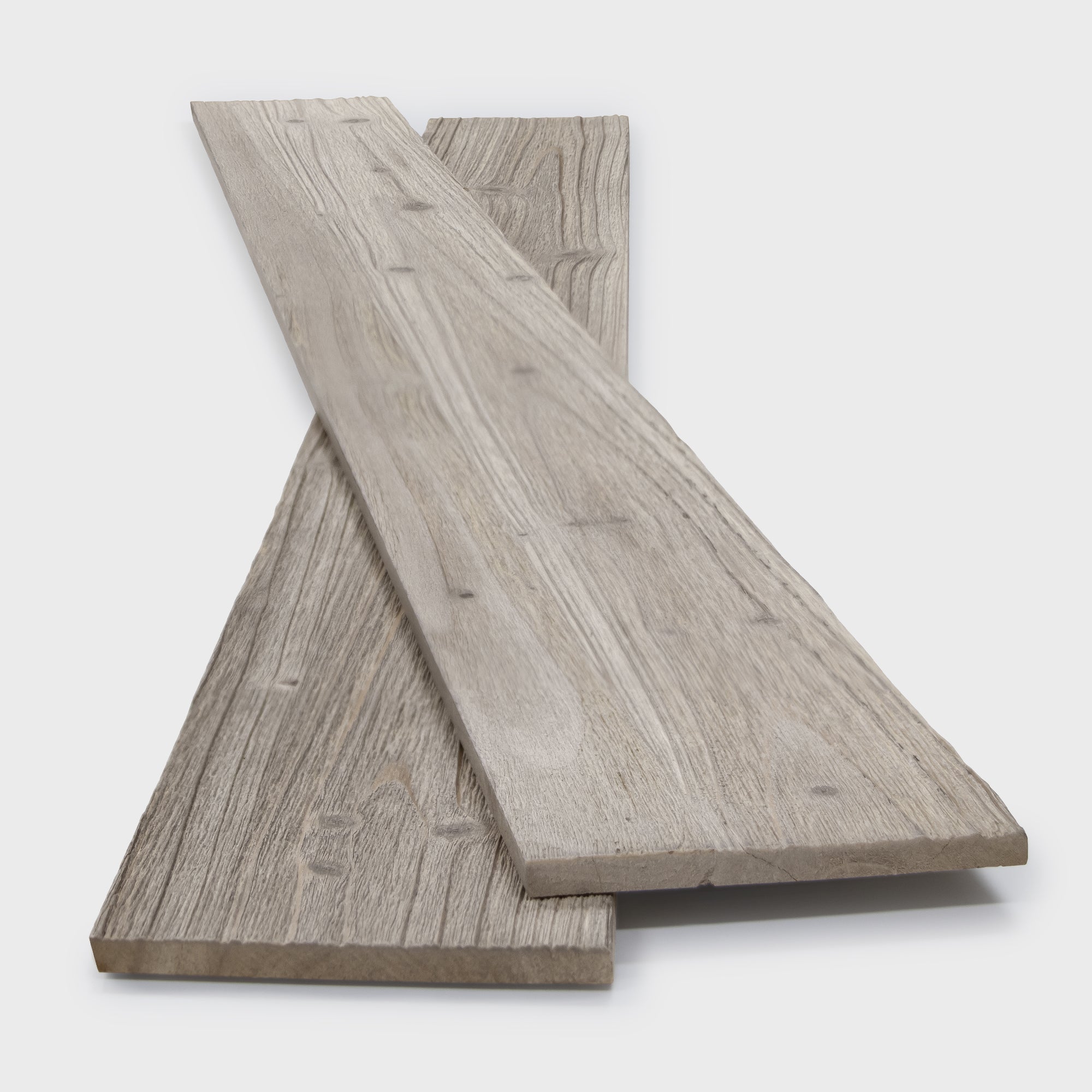 Gray and Blue Solid Barn Wood Wall Plank
