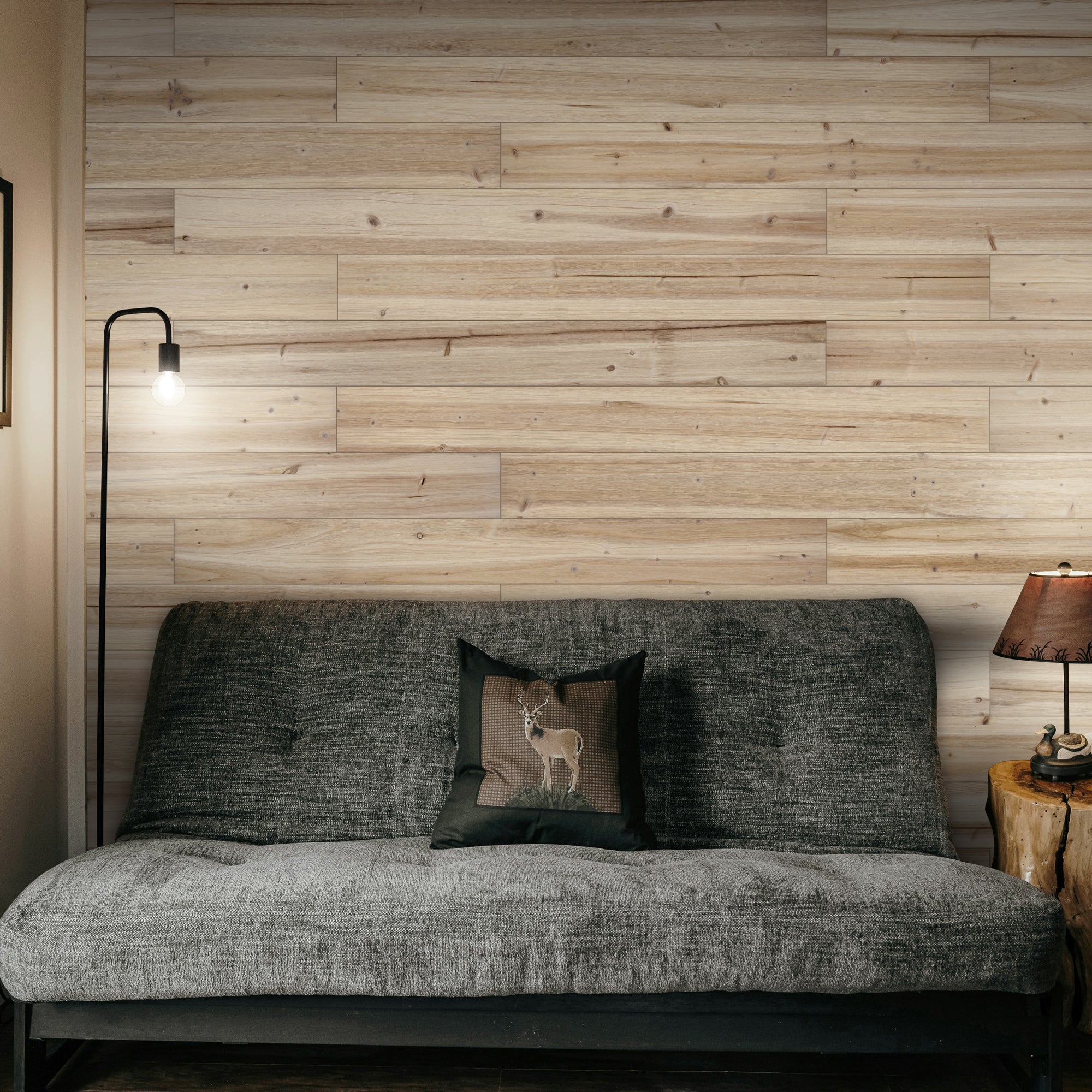 Natural Oak Solid Barn Wood Wall Plank