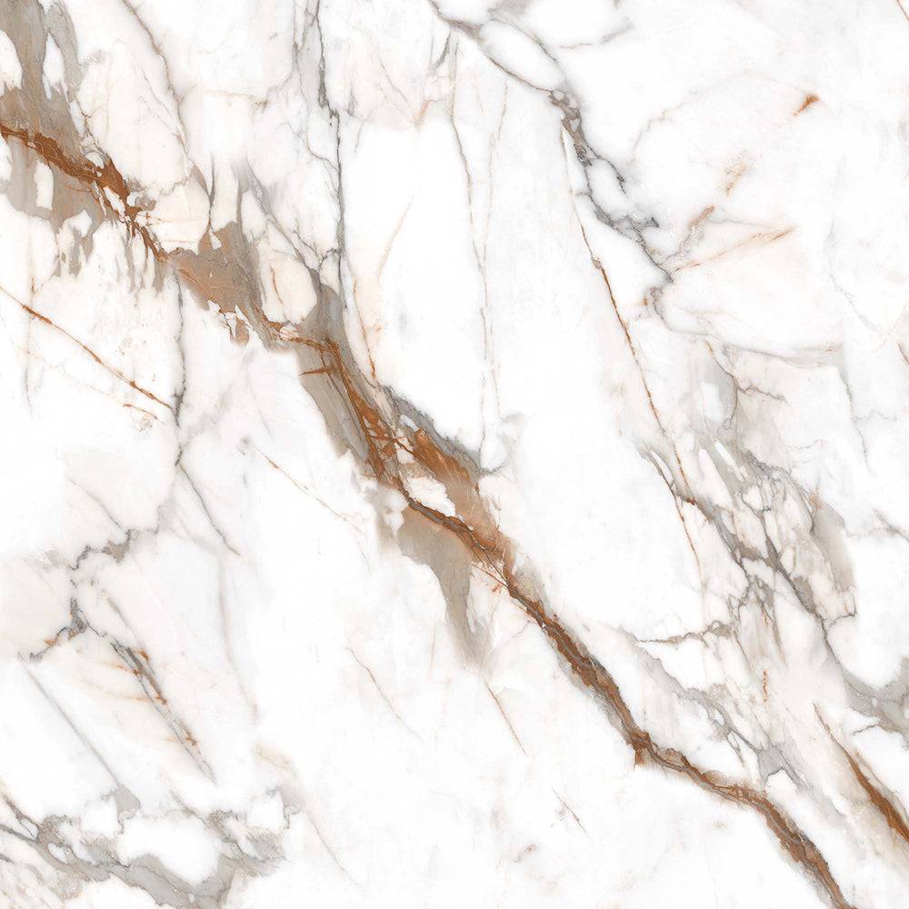 118" x 47" Calacatta Gold Glossy Peel and Stick Wall Paneling Roll