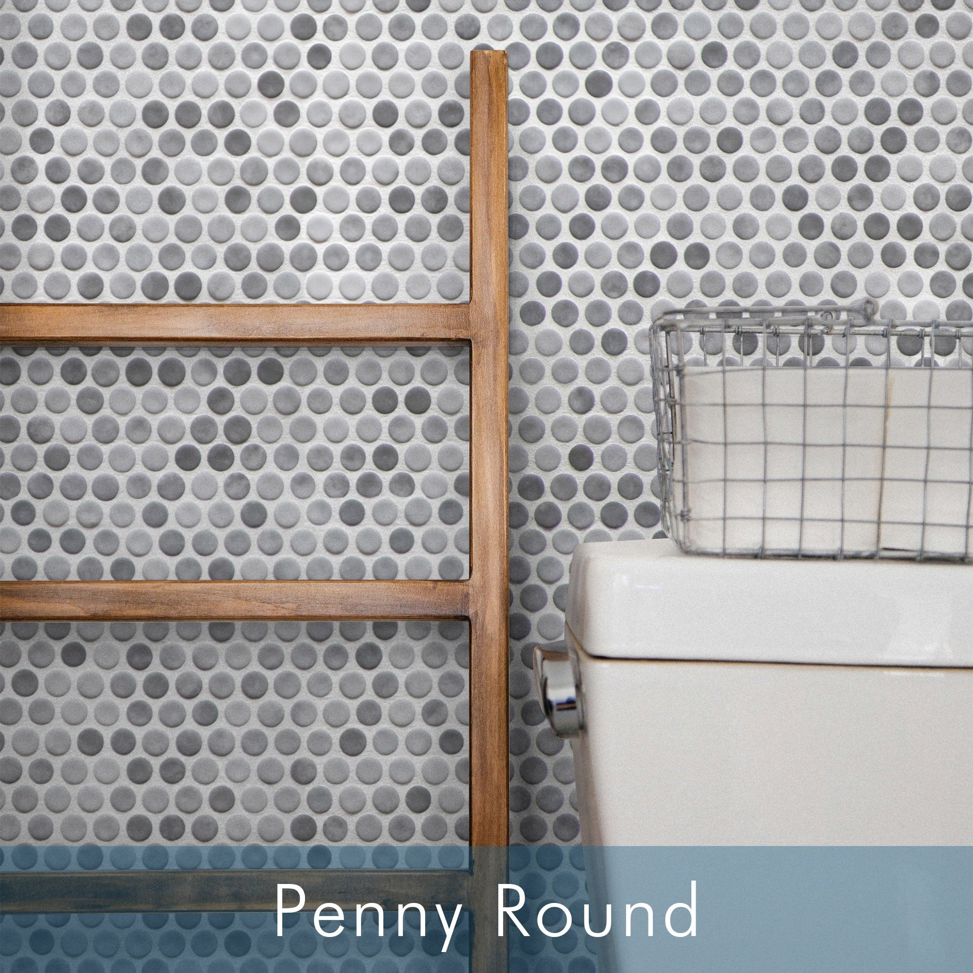 Penny Round Mosaic Tile