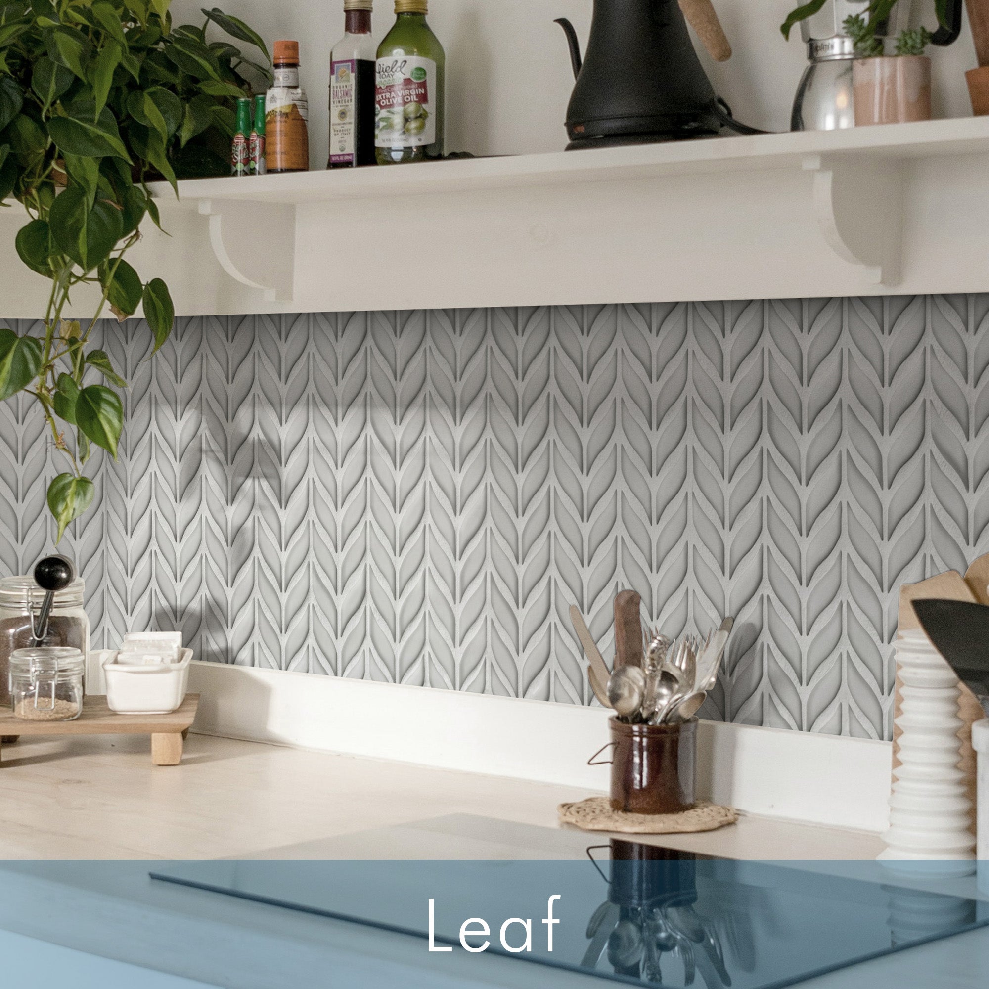 Leaf Mosaic Tile