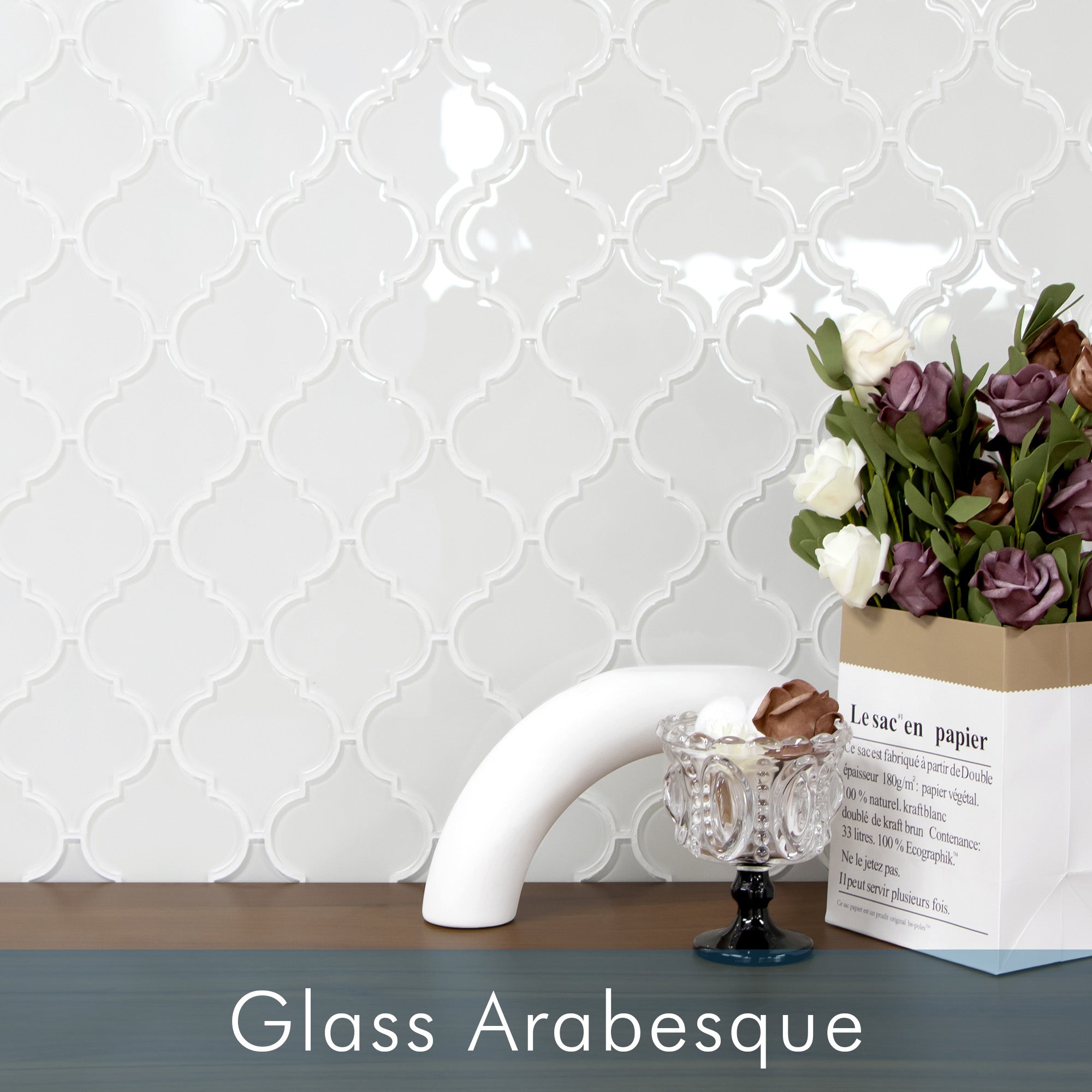 Glass Arabesque Tile