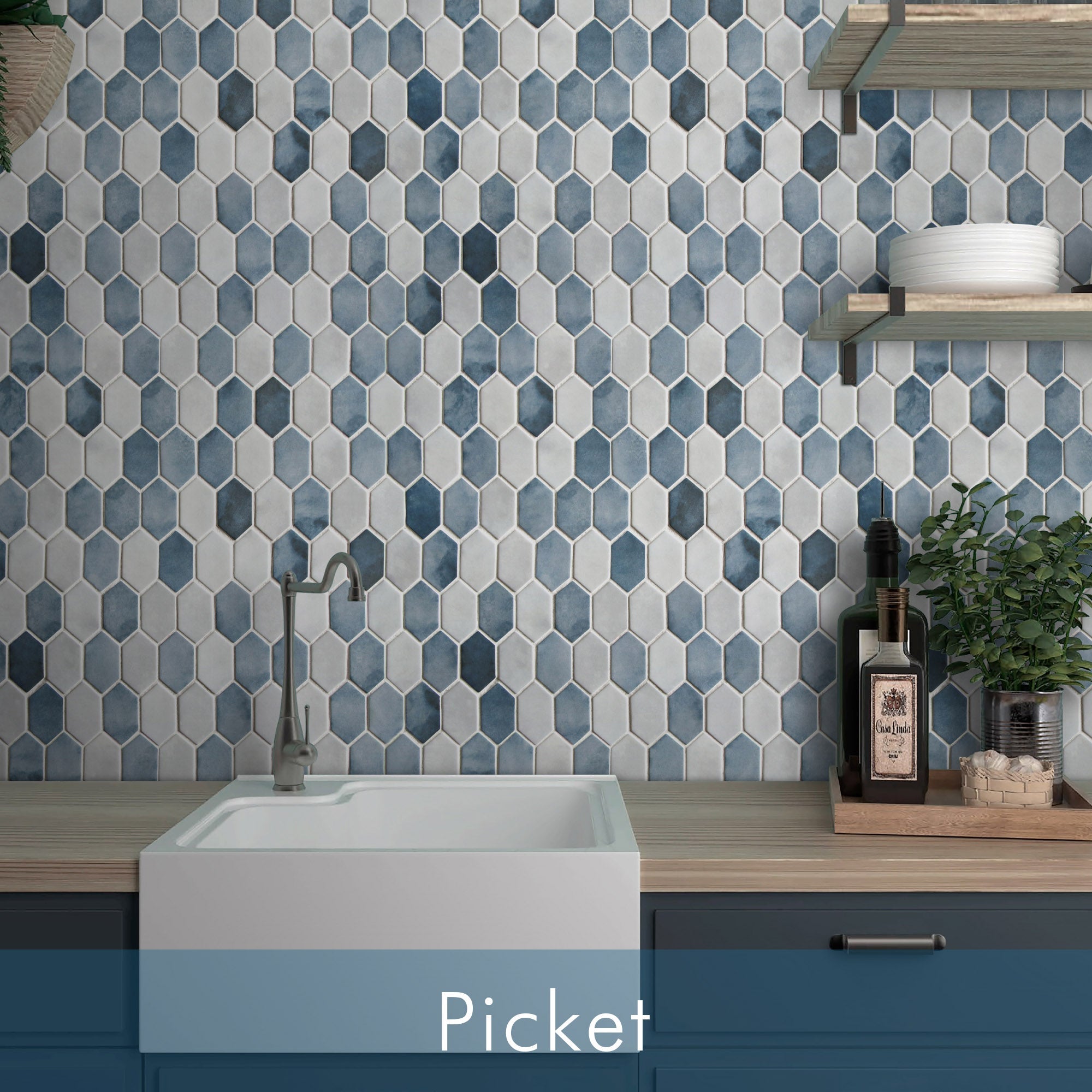 Picket Mosaic Tile