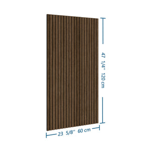 Walnut Wood Slat Acoustic Panels Decorative Wall Paneling