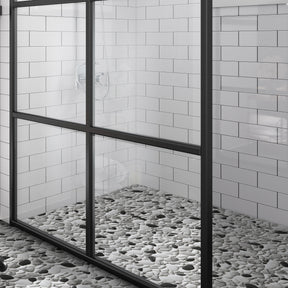 Pebble Grey Mix 12"x12" Recycled Glass Floor And Wall Mosaic Tile
