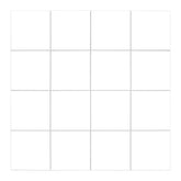 9x9'' Square White Peel and Stick Tile