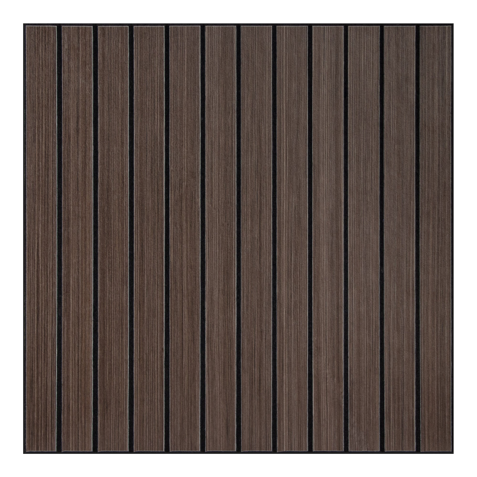 Walnut PET Peel and Stick Acoustic Wall Paneling