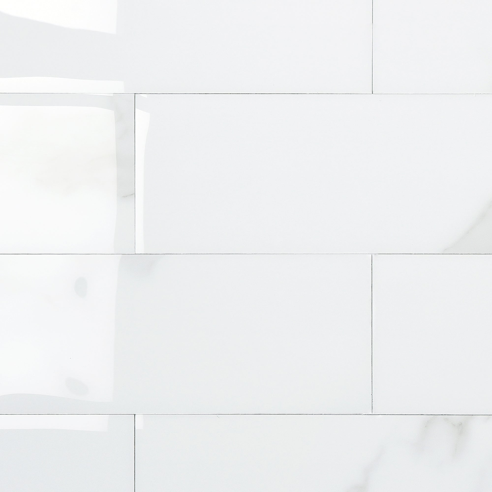 4x12" Subway Carrara White Peel and Stick Backsplash Tile