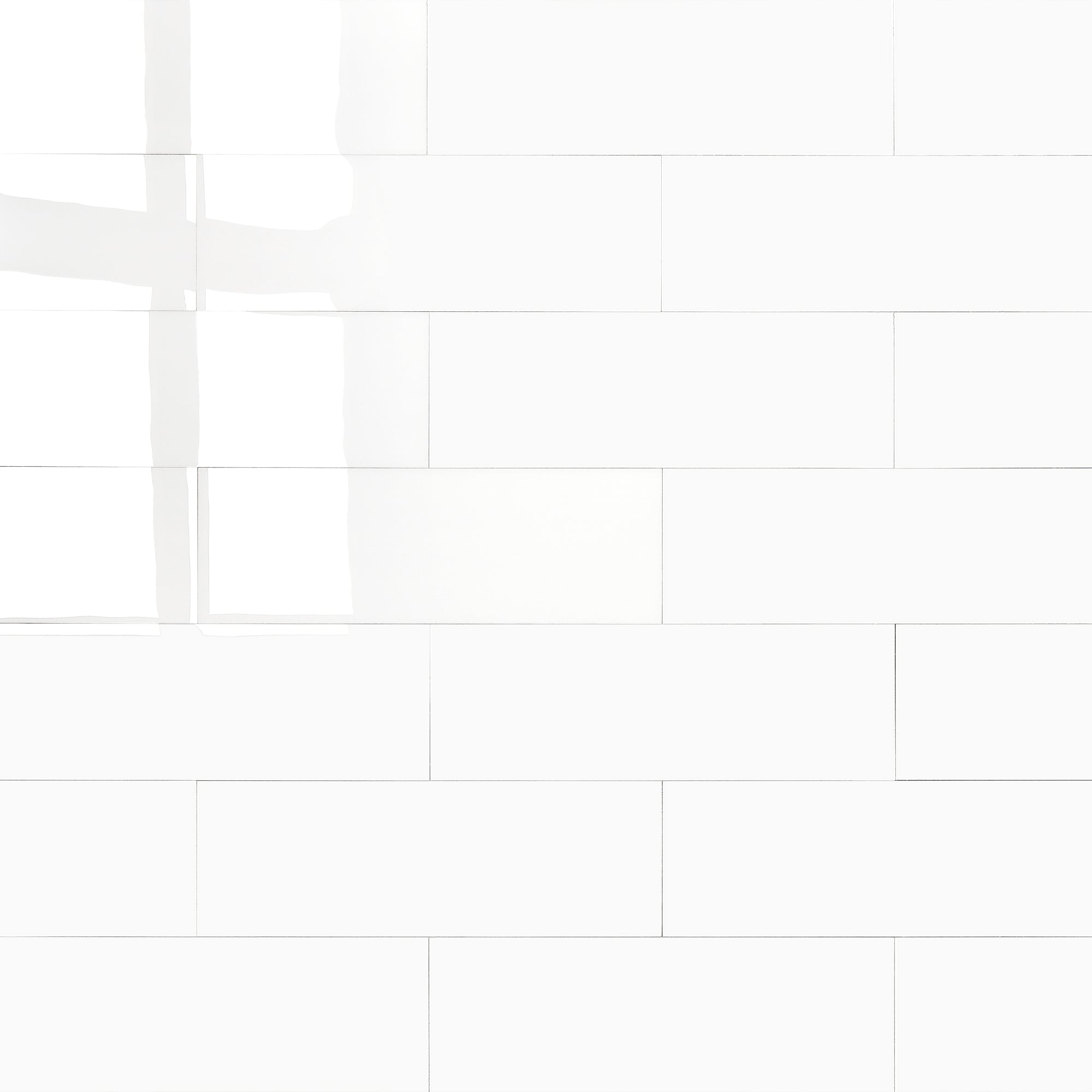 4x12" Subway Pure White Peel and Stick Backsplash Tile