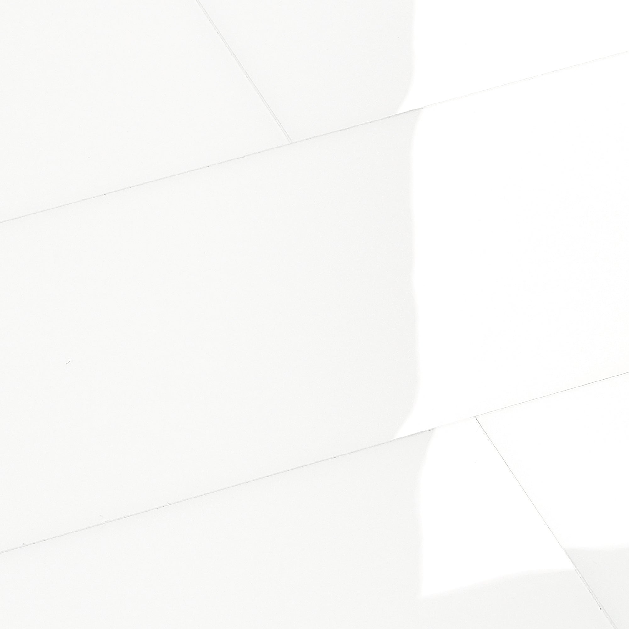 4x12" Subway Pure White Peel and Stick Backsplash Tile