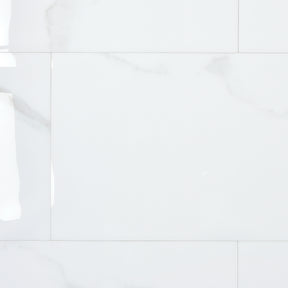 12x24" Subway Carrara White Peel and Stick Backsplash Tile