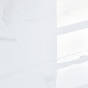 12x24" Subway Carrara White Peel and Stick Backsplash Tile